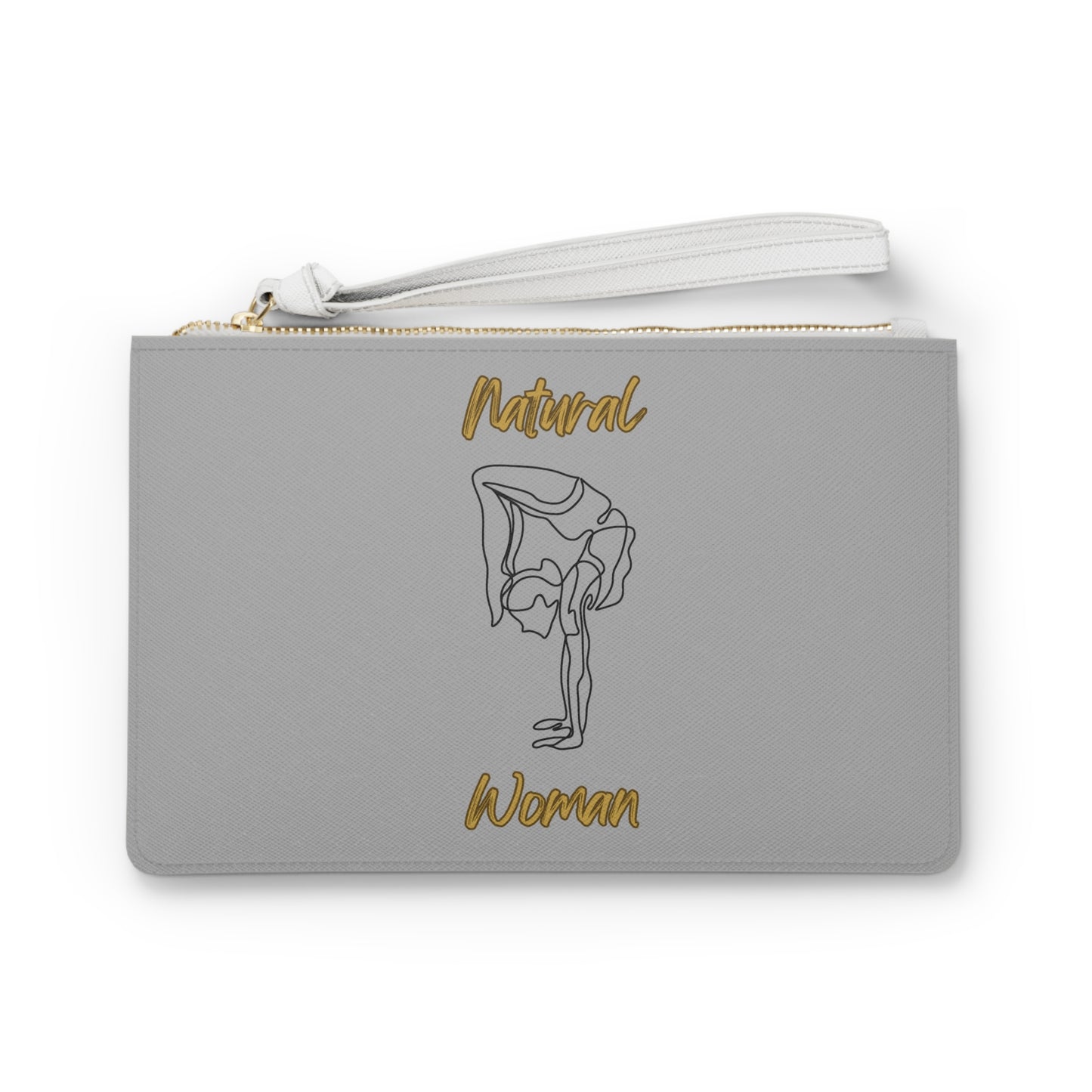 Natural Woman Flexible (BL) Clutch Bag LIGHT GREY