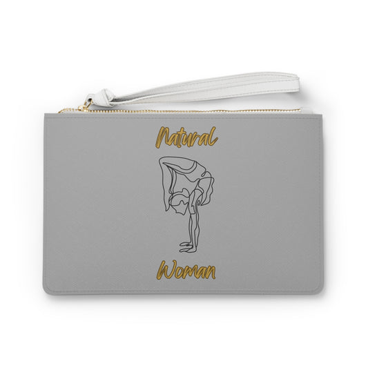 Natural Woman Flexible (BL) Clutch Bag LIGHT GREY