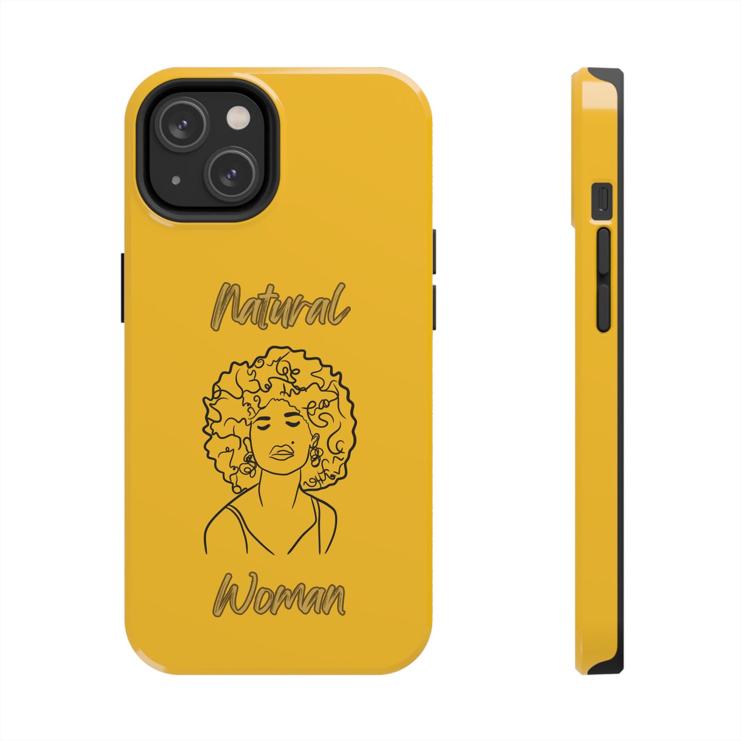 Natural Woman All About Me (BL)Tough Phone Cases YELLOW