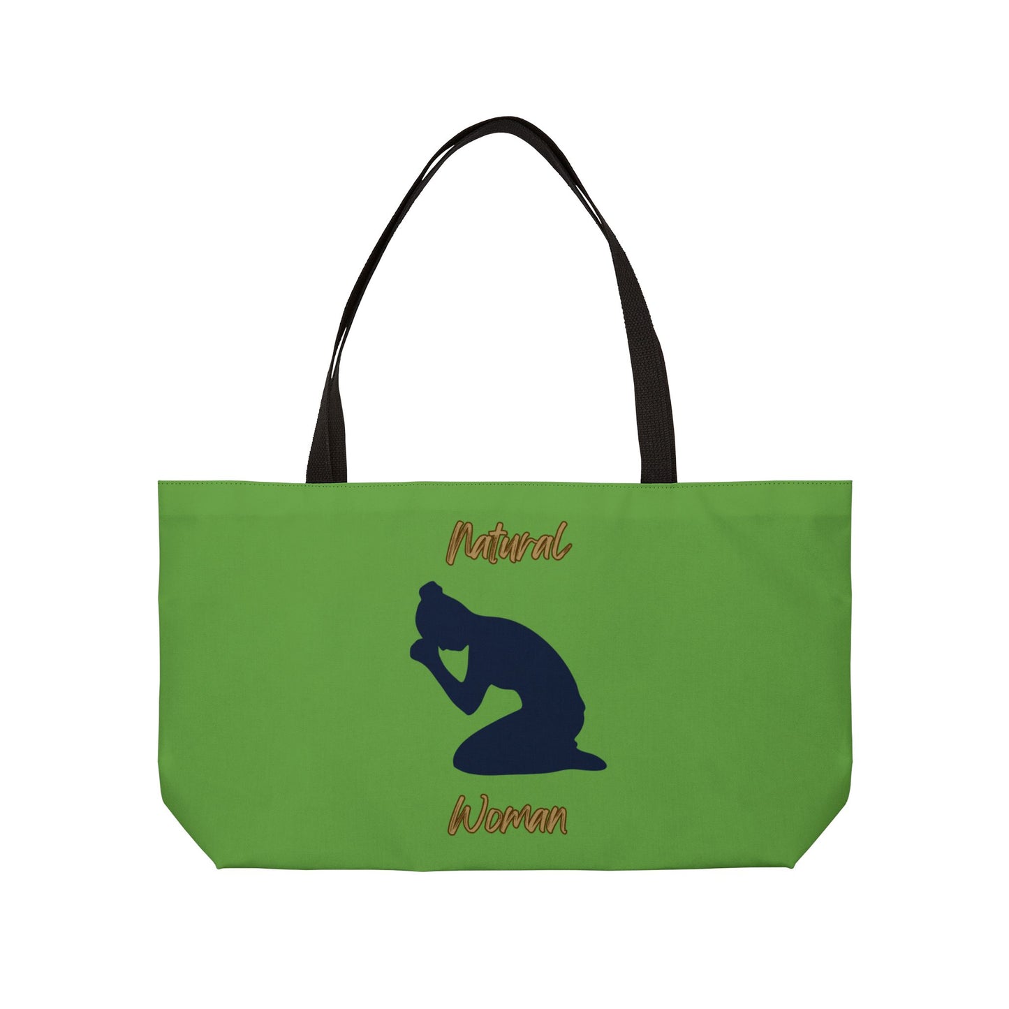 Natural Woman Pray (BL) Weekender Tote Bag GREEN