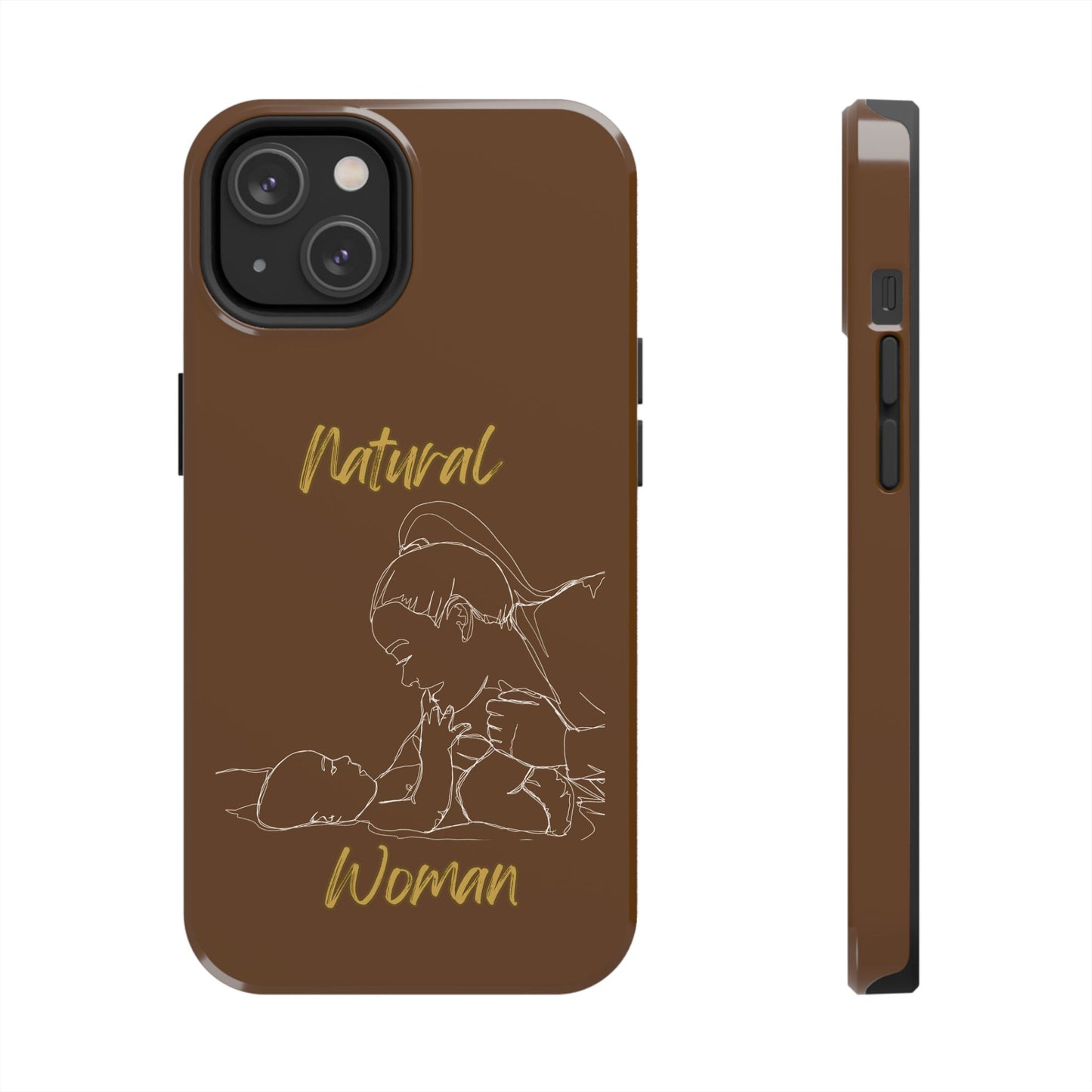 Natural Woman New Life (WL)Tough Phone Cases BROWN