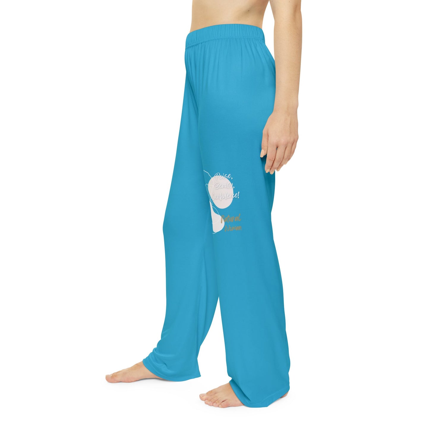 Natural Woman Puff (BL) Women's Pajama Pants TURQUOISE