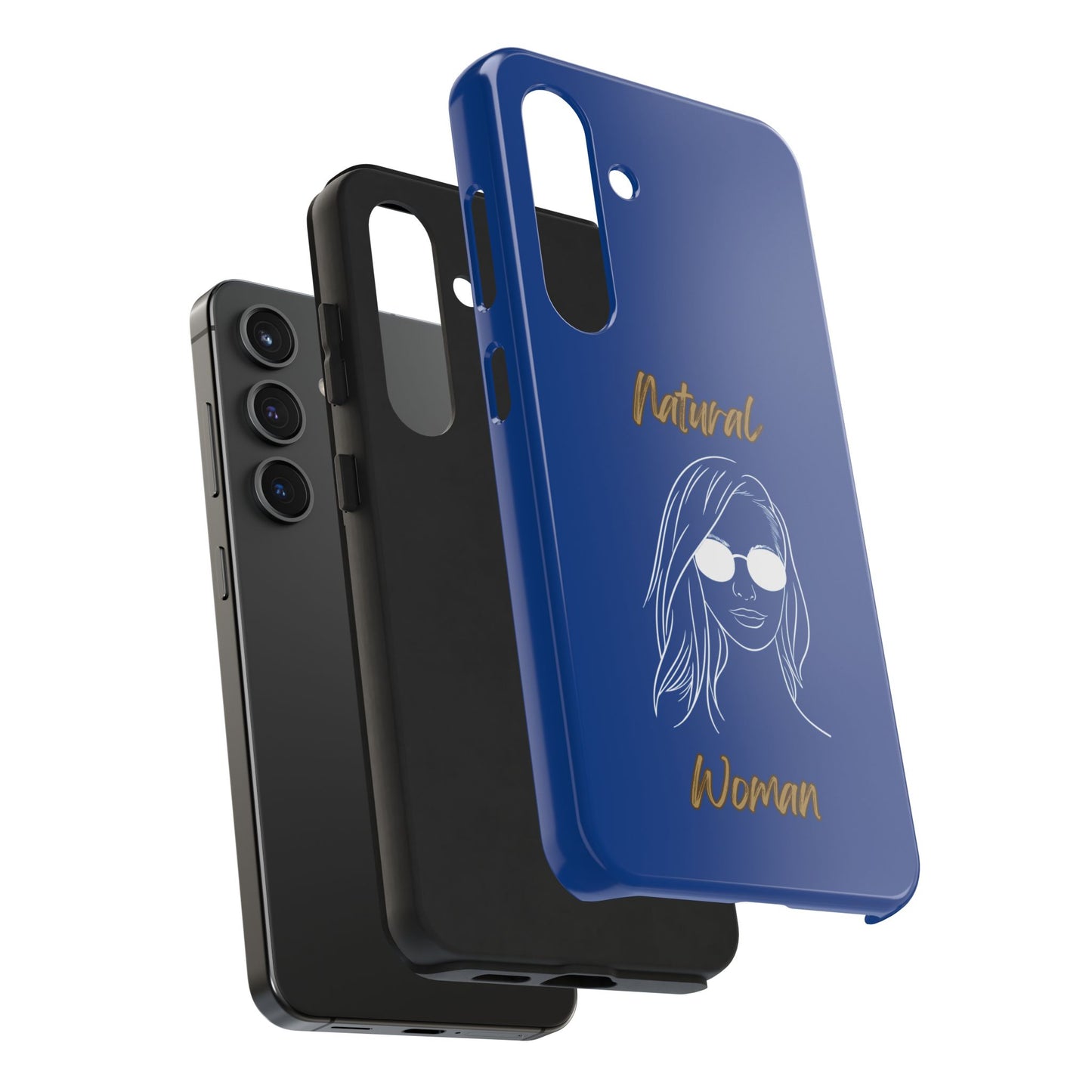 Natural Woman Shades (WL)Tough Phone Cases DARK BLUE