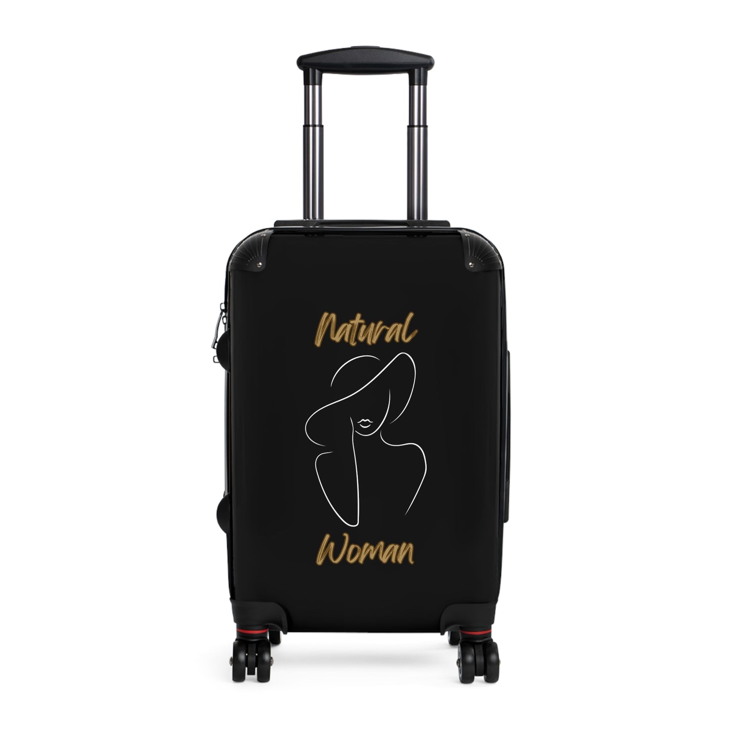 Natural Woman Sun Hat (WL) Suitcase BLACK