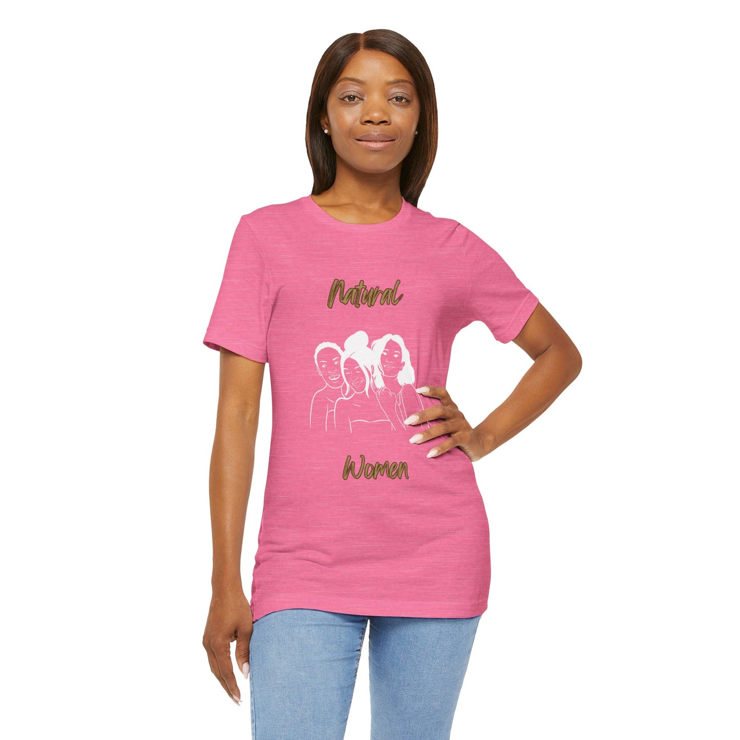 Natural Woman Laughing Friends (WL) Short Sleeve T-Shirt