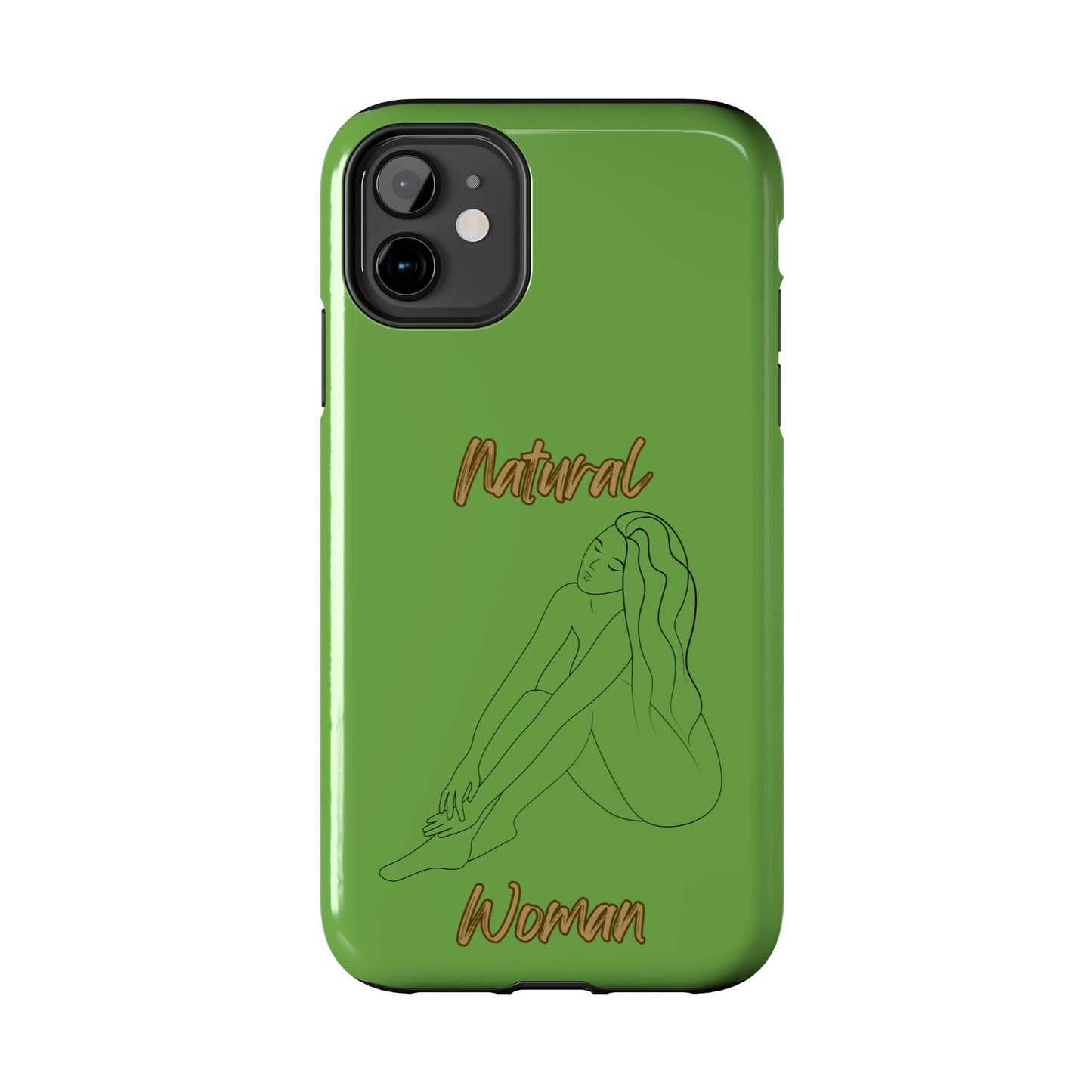 Natural Woman Beauty (BL) Tough Phone Cases GREEN