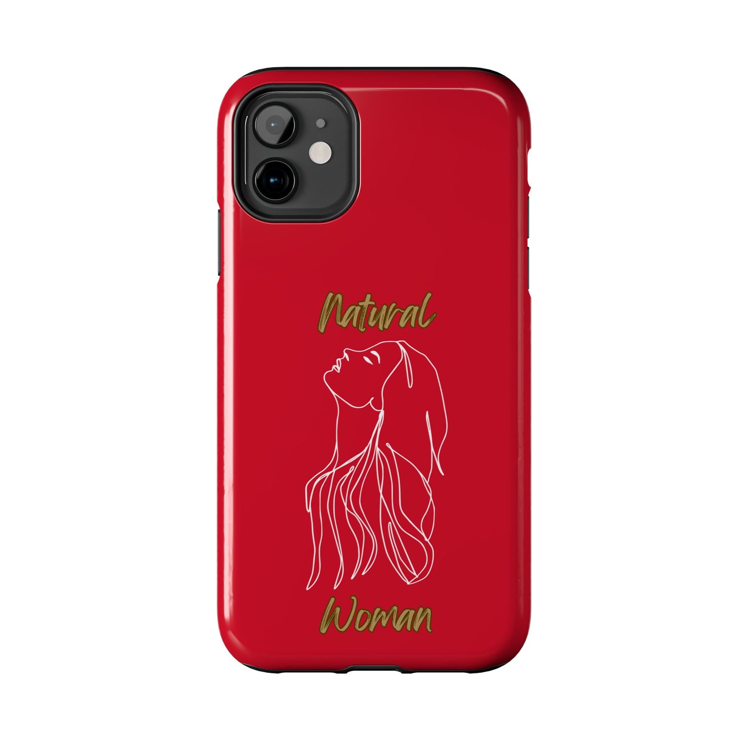 Natural Woman Appreciation (WL) Tough Phone Cases DARK RED
