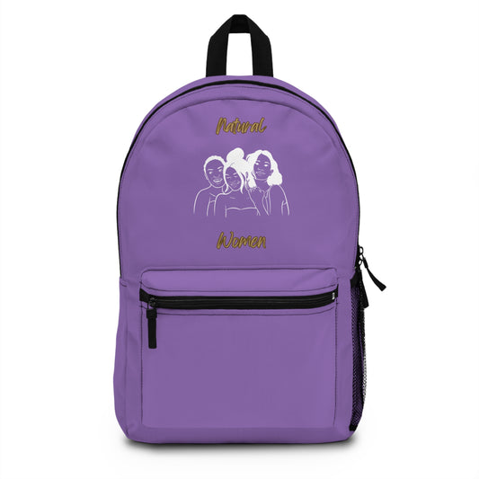 Natural Women Laughing Friends (WL) Backpack LIGHT PURPLE