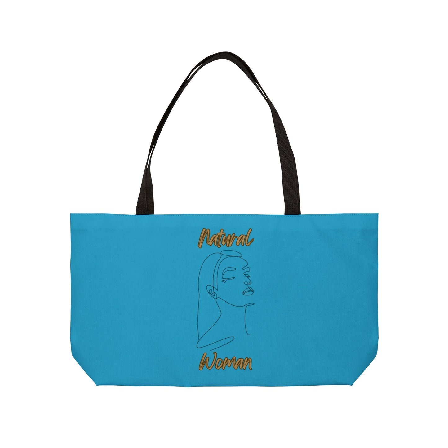 Natural Woman Calm (BL) Weekender Tote Bag TURQUOISE