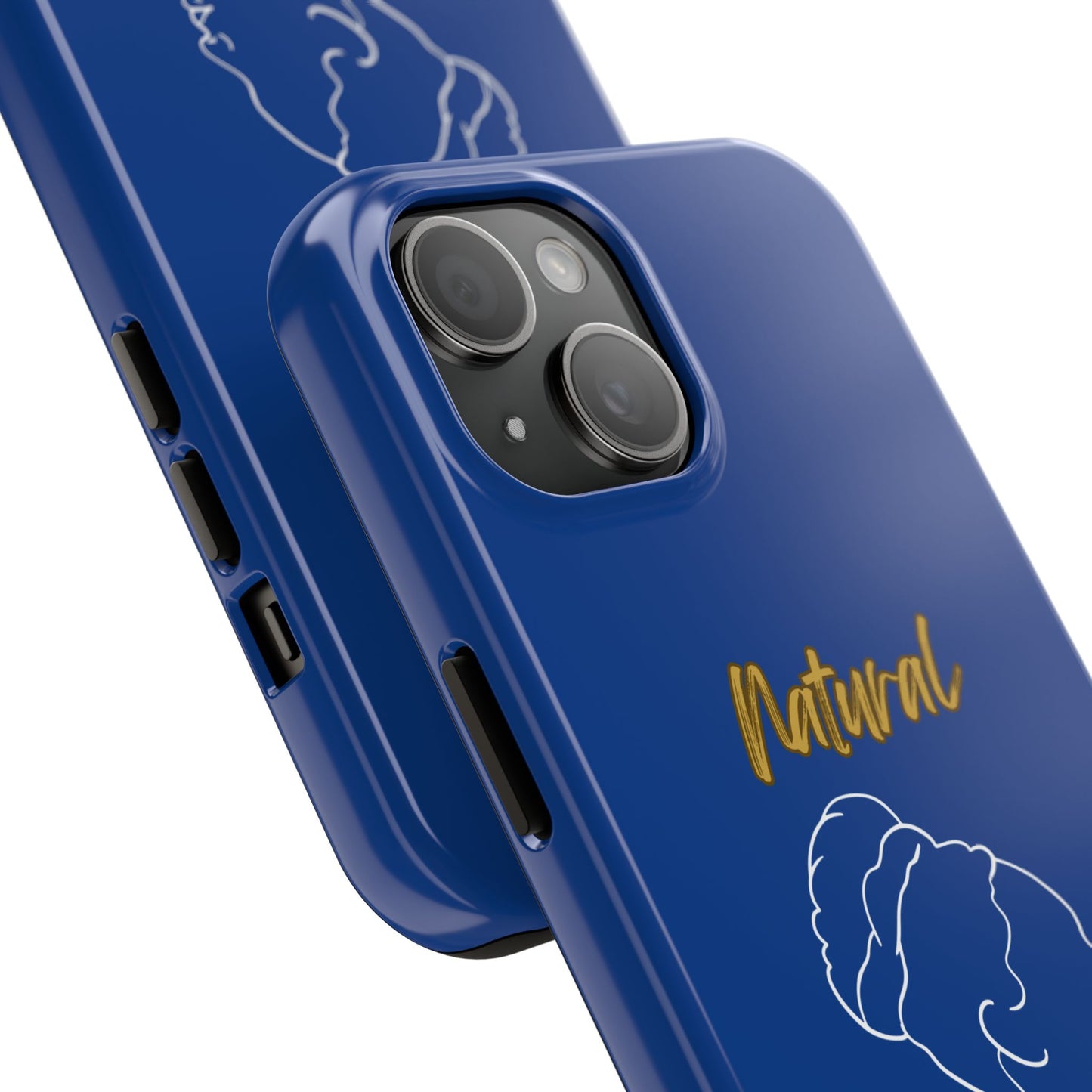 Natural Woman Mixed (WL)Tough Phone Cases DARK BLUE