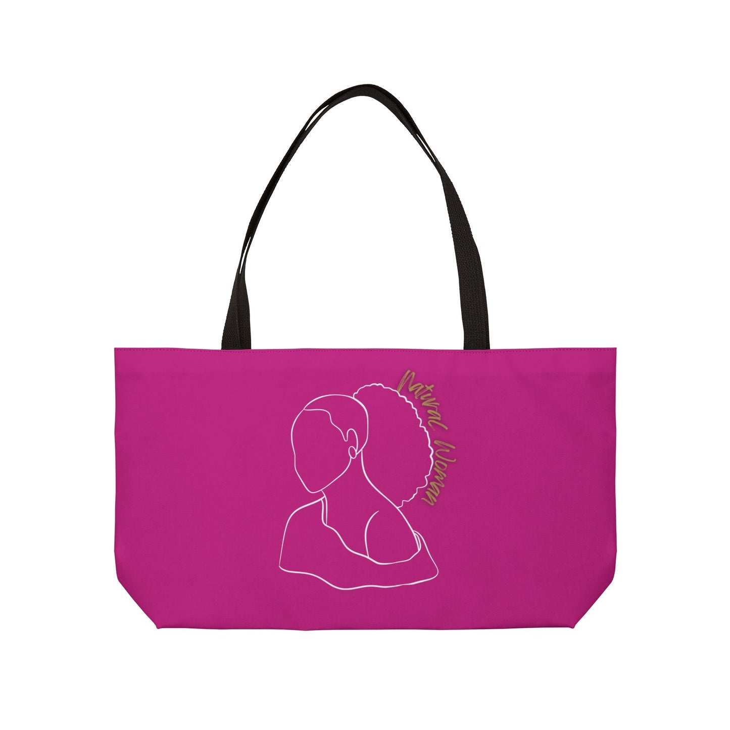 Natural Woman Behind Head (WL) Weekender Tote Bag PINK