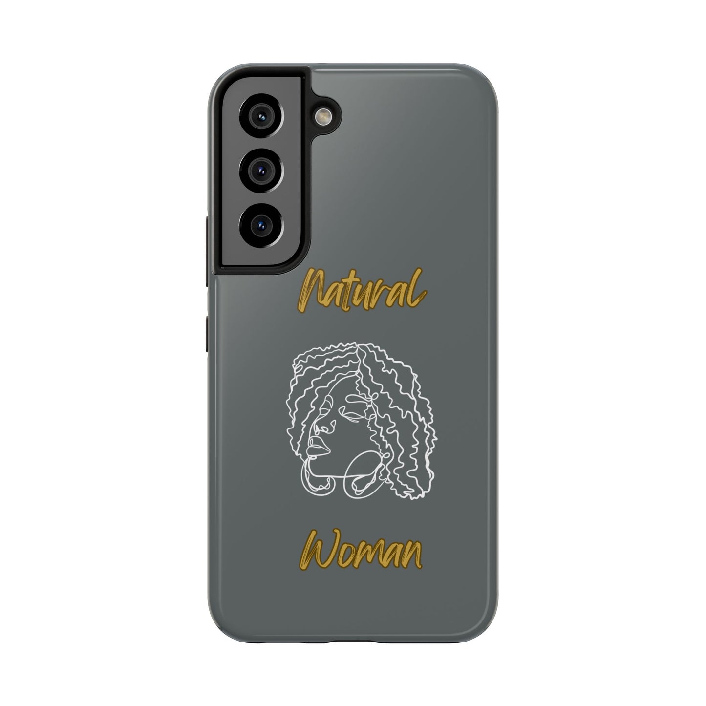 Natural Woman Naturally Me (WL)Tough Phone Cases DARK GREY
