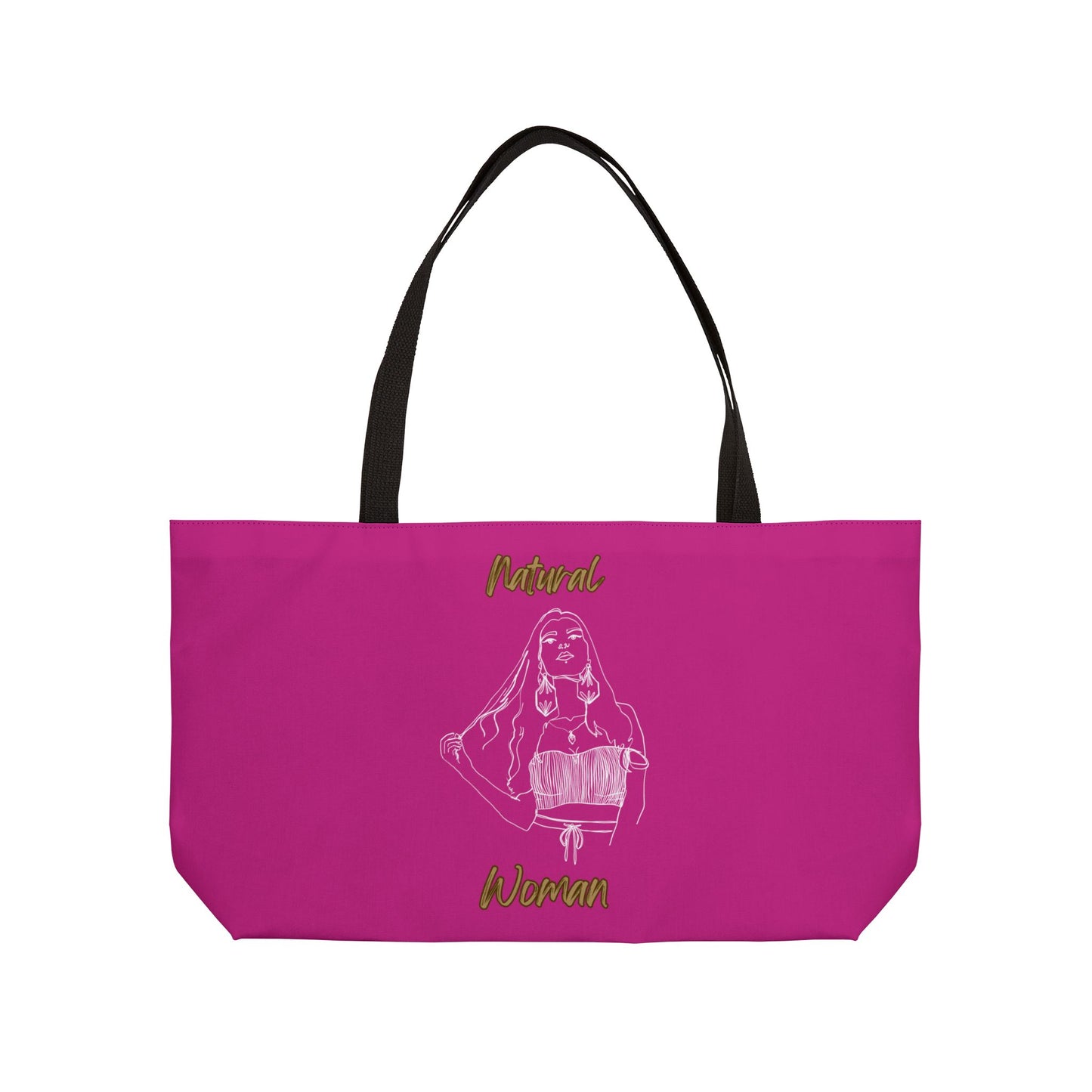 Natural Woman Thinking (WL) Weekender Tote Bag PINK