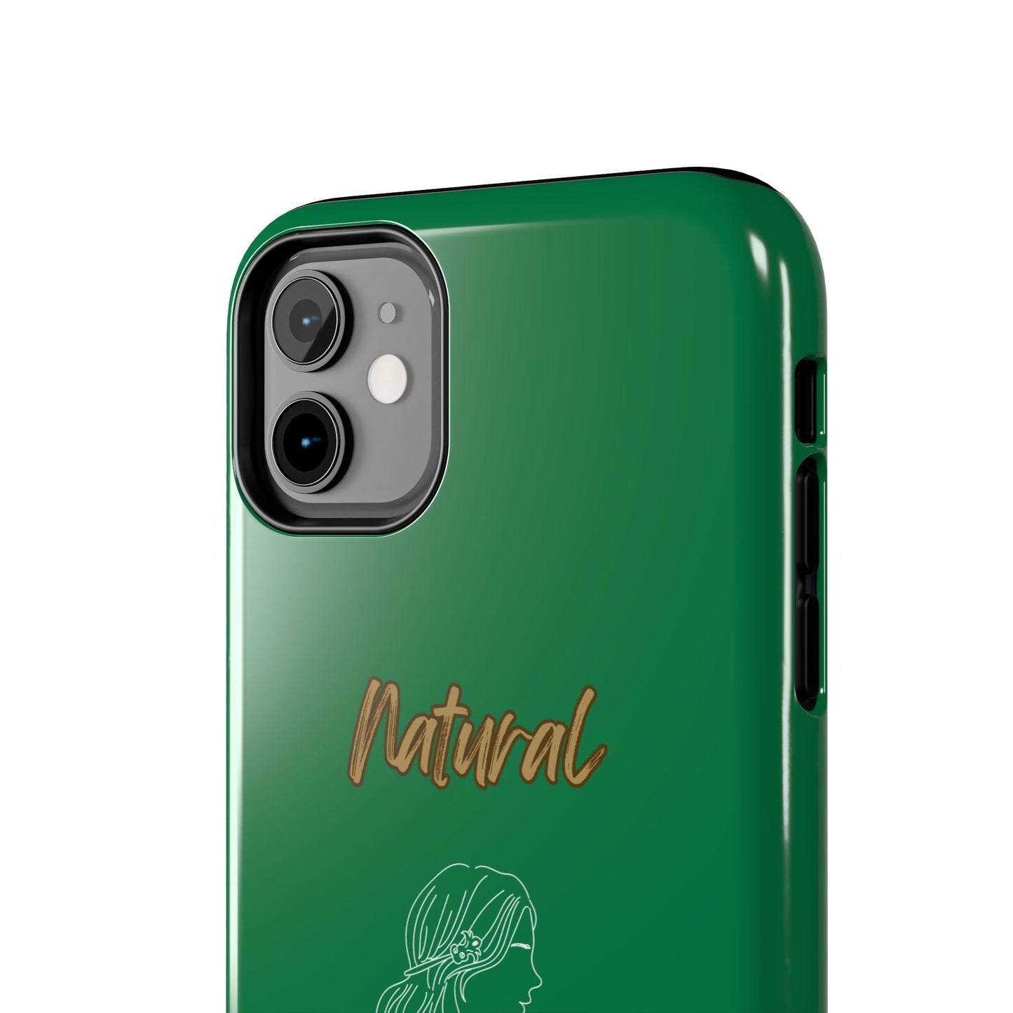 Natural Woman Young Woman (WL)Tough Phone Cases DARK GREEN