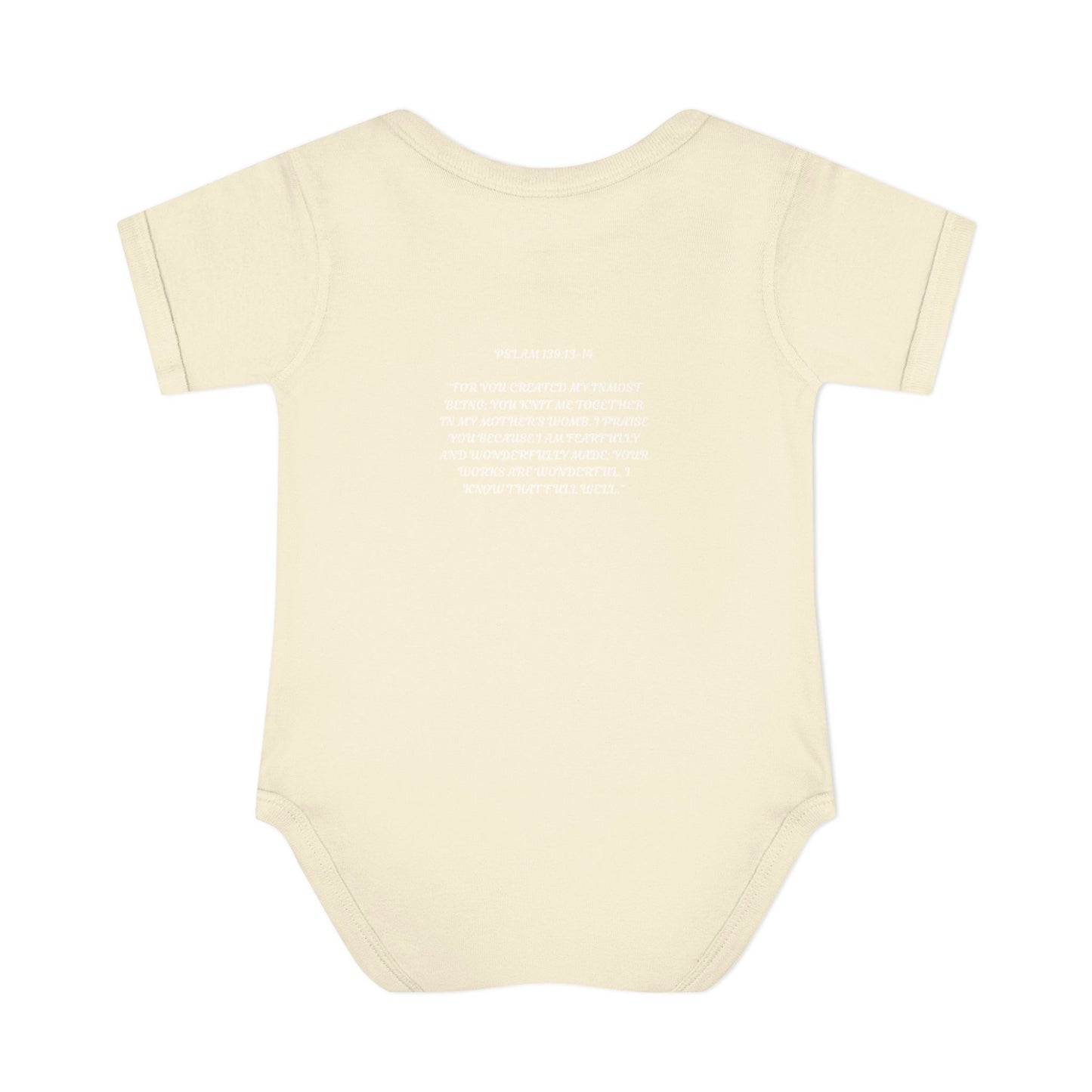 Kingdom Kids Infant Bodysuit - Psalm 139: 13-14