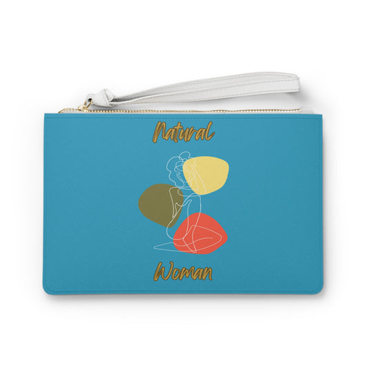 Natural Woman Colorful Pose (WL) Clutch Bag TURQUOISE