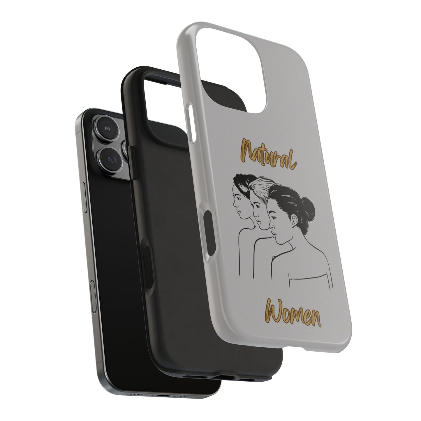 Natural Woman United Friends (BL)Tough Phone Cases LIGHT GREY