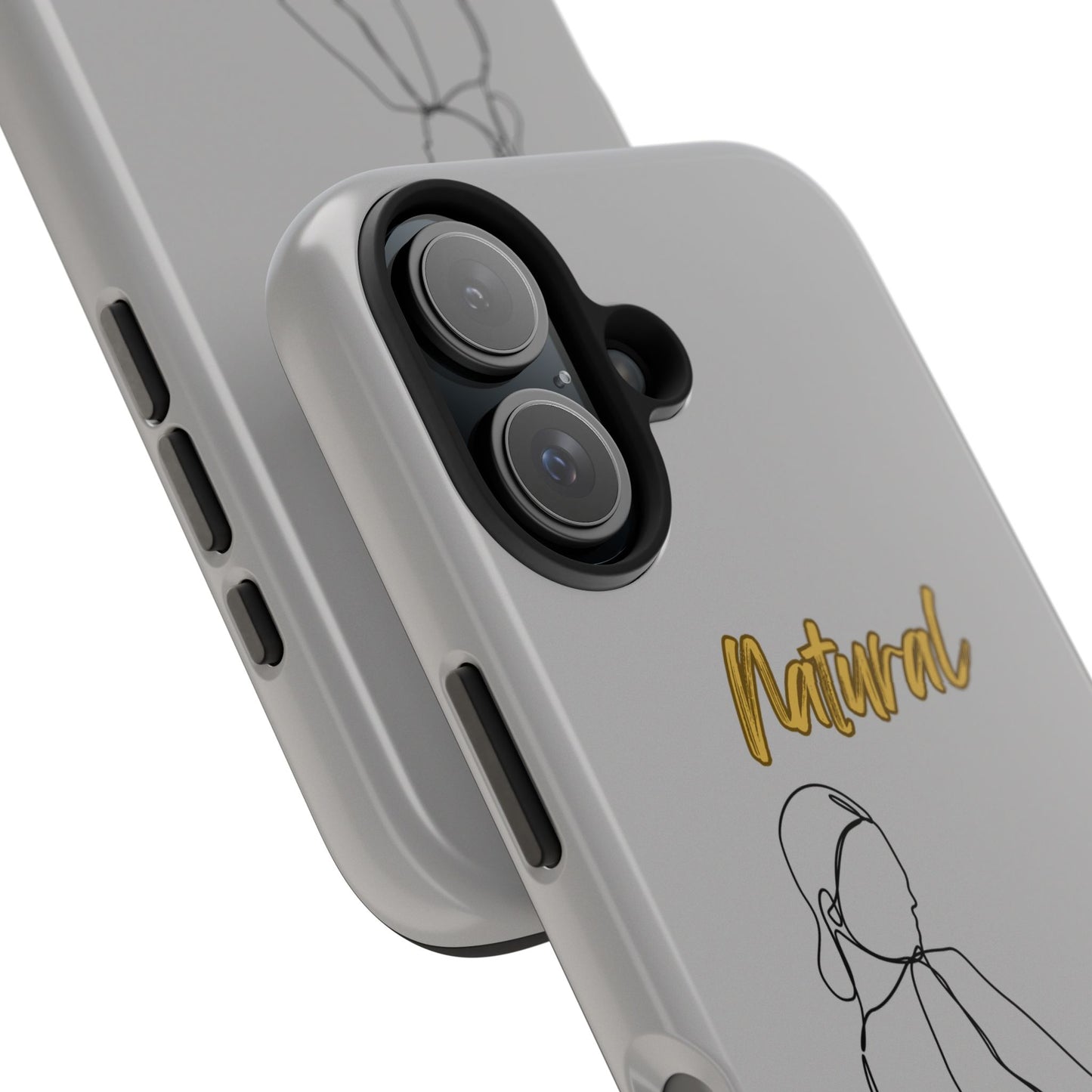 Natural Woman Hands Free (BL)Tough Phone Cases LIGHT GREY