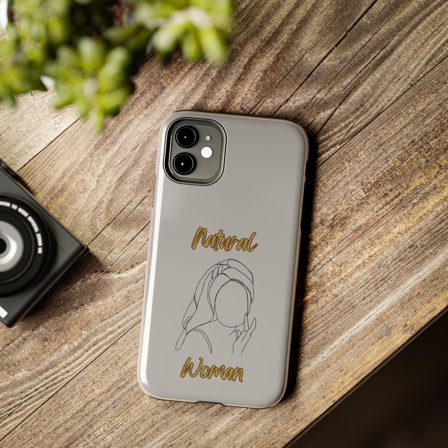 Natural Woman Towel Wrapped (BL)Tough Phone Cases LIGHT GREY