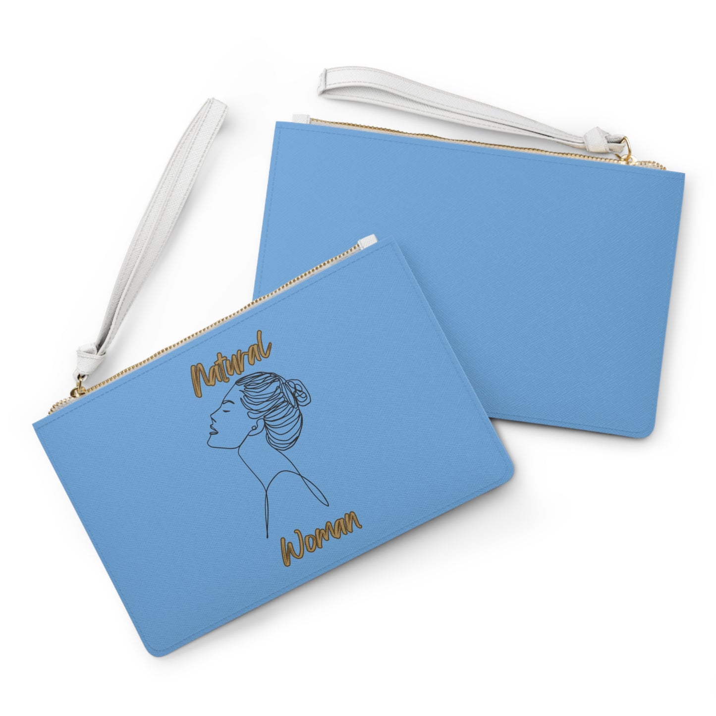 Natural Woman Wet Bun (BL) Clutch Bag LIGHT BLUE
