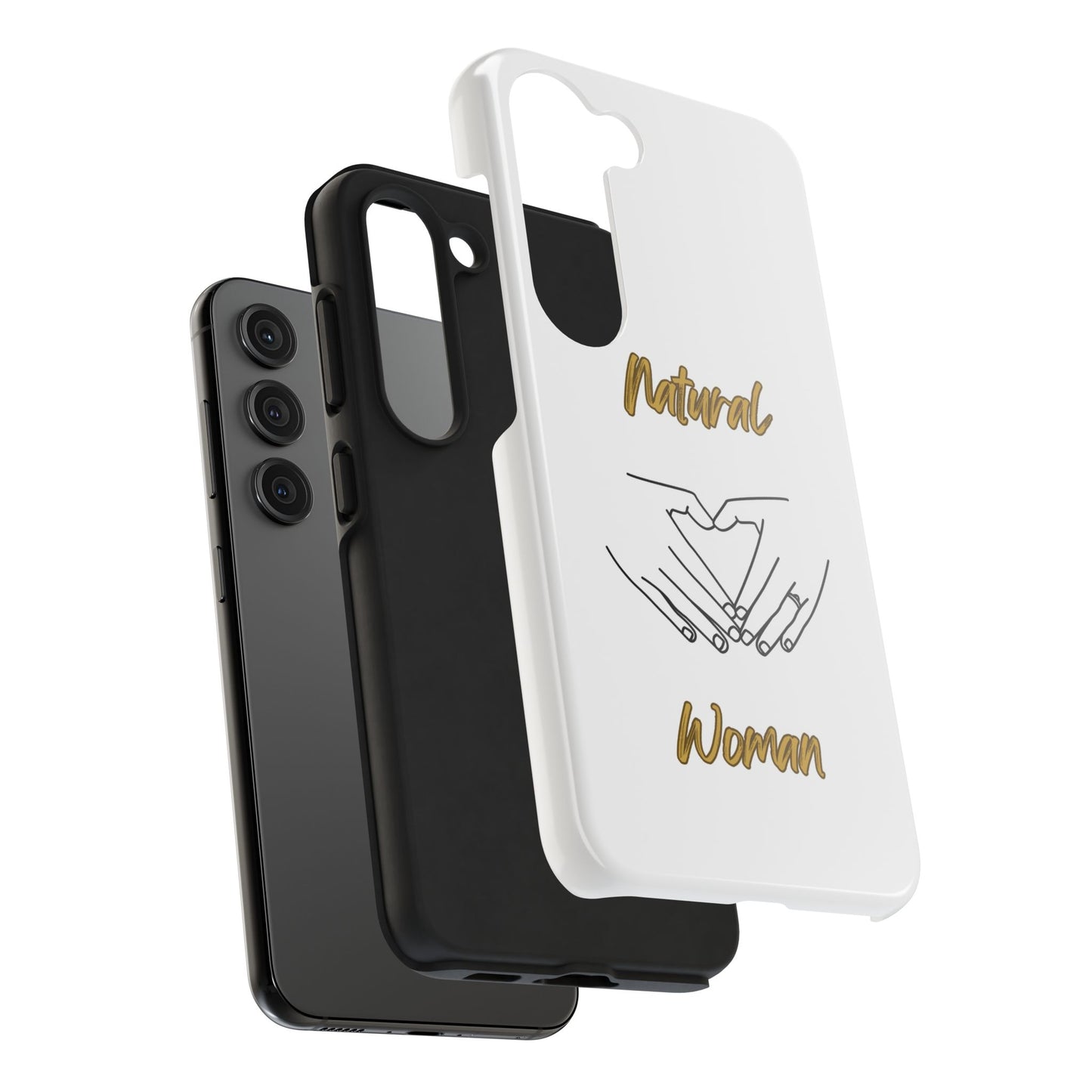 Natural Woman I Love You (BL)Tough Phone Cases WHITE
