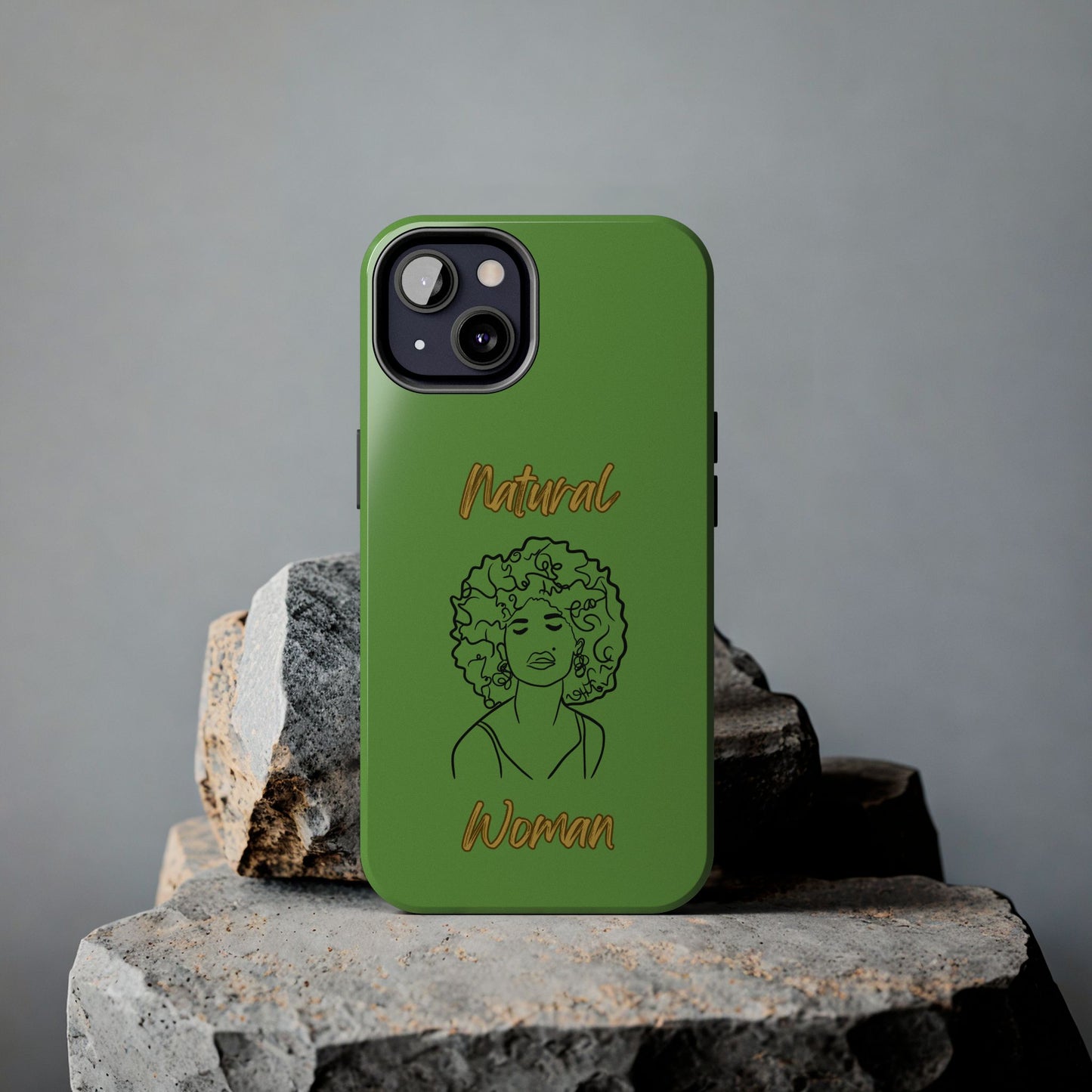Natural Woman All About Me (BL)Tough Phone Cases GREEN