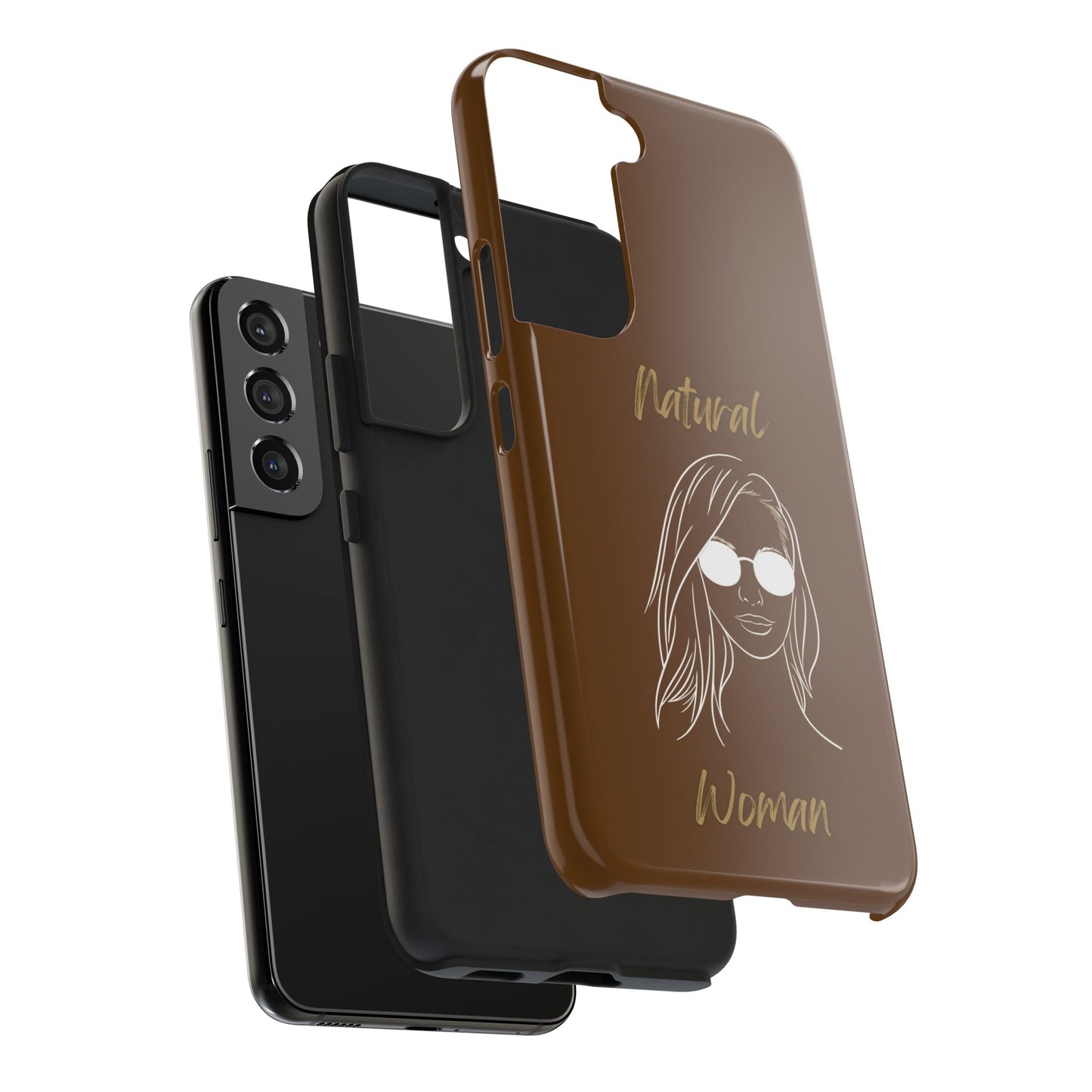 Natural Woman Shades (WL)Tough Phone Cases BROWN
