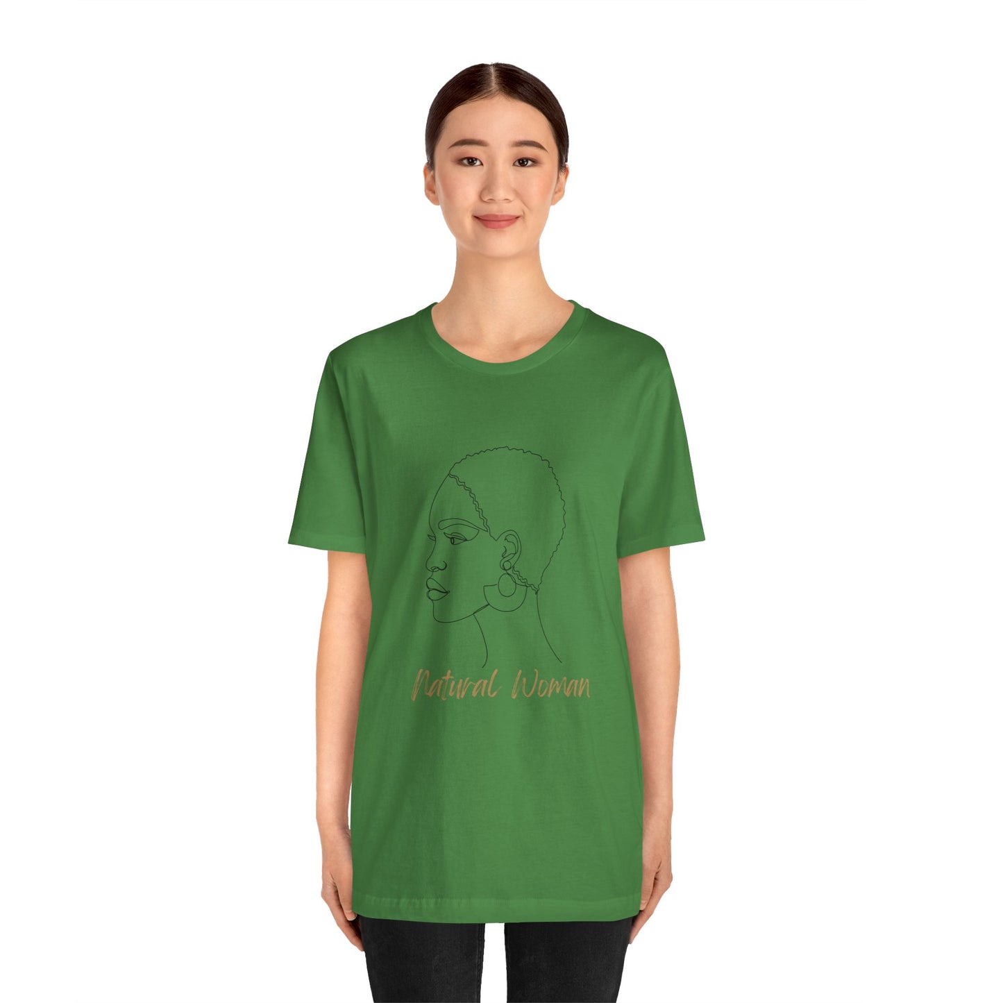 NATURAL WOMAN Finger Waves (BL) Short Sleeve T-Shirt