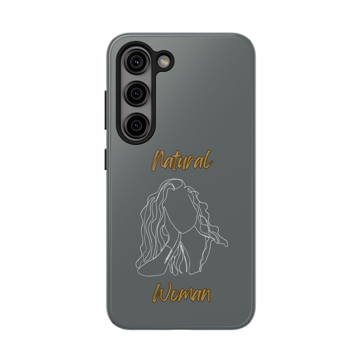Natural Woman Relaxed (WL) Tough Phone Cases DARK GREY