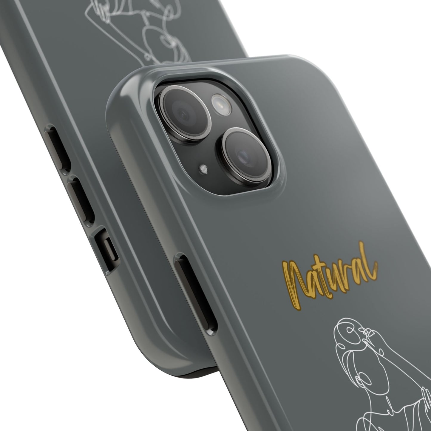 Natural Woman Style (WL)Tough Phone Cases DARK GREY