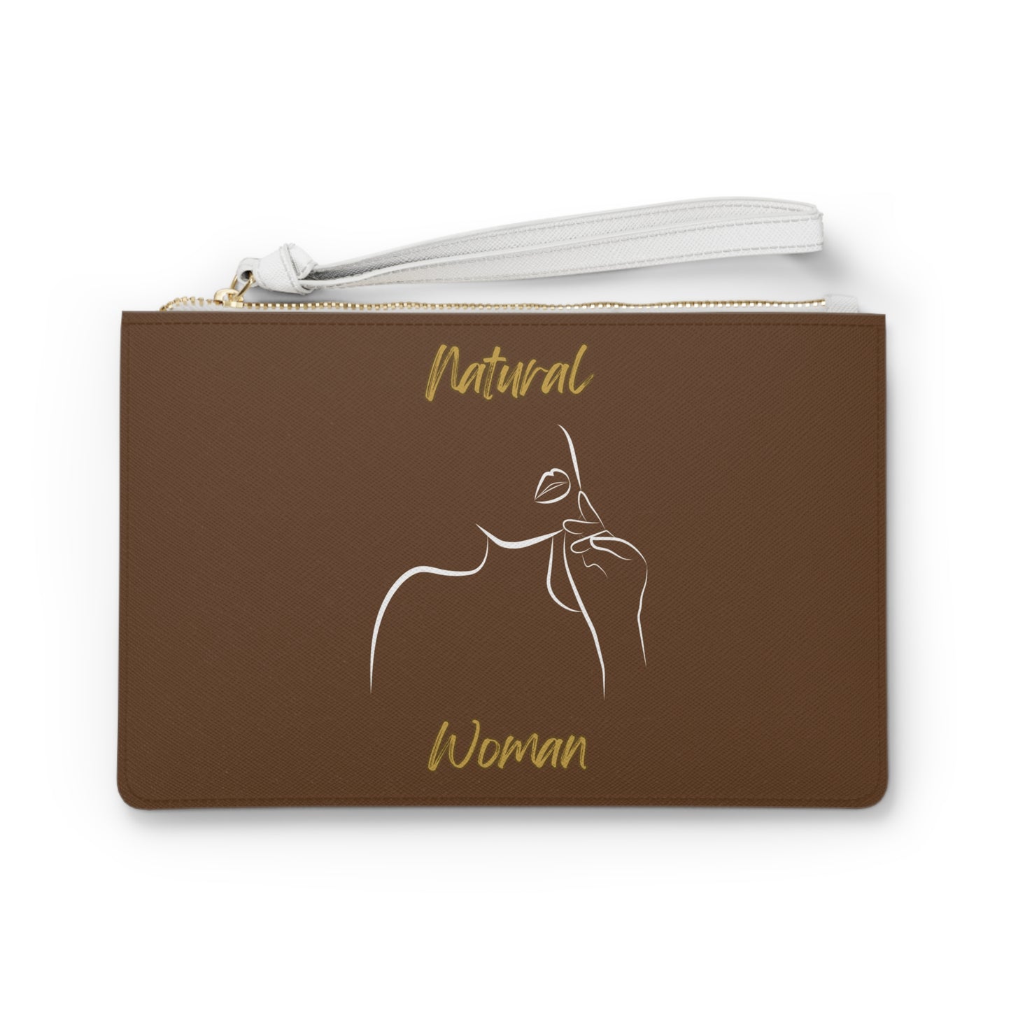 Natural Woman Chin Up (WL) Clutch Bag BROWN