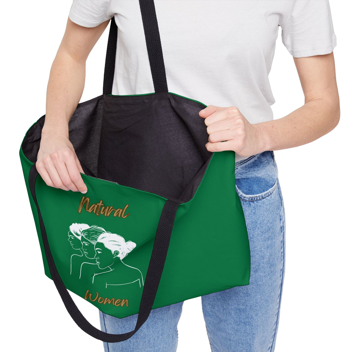 Natural Women United Friends (WL) Weekender Tote Bag DARK GREEN