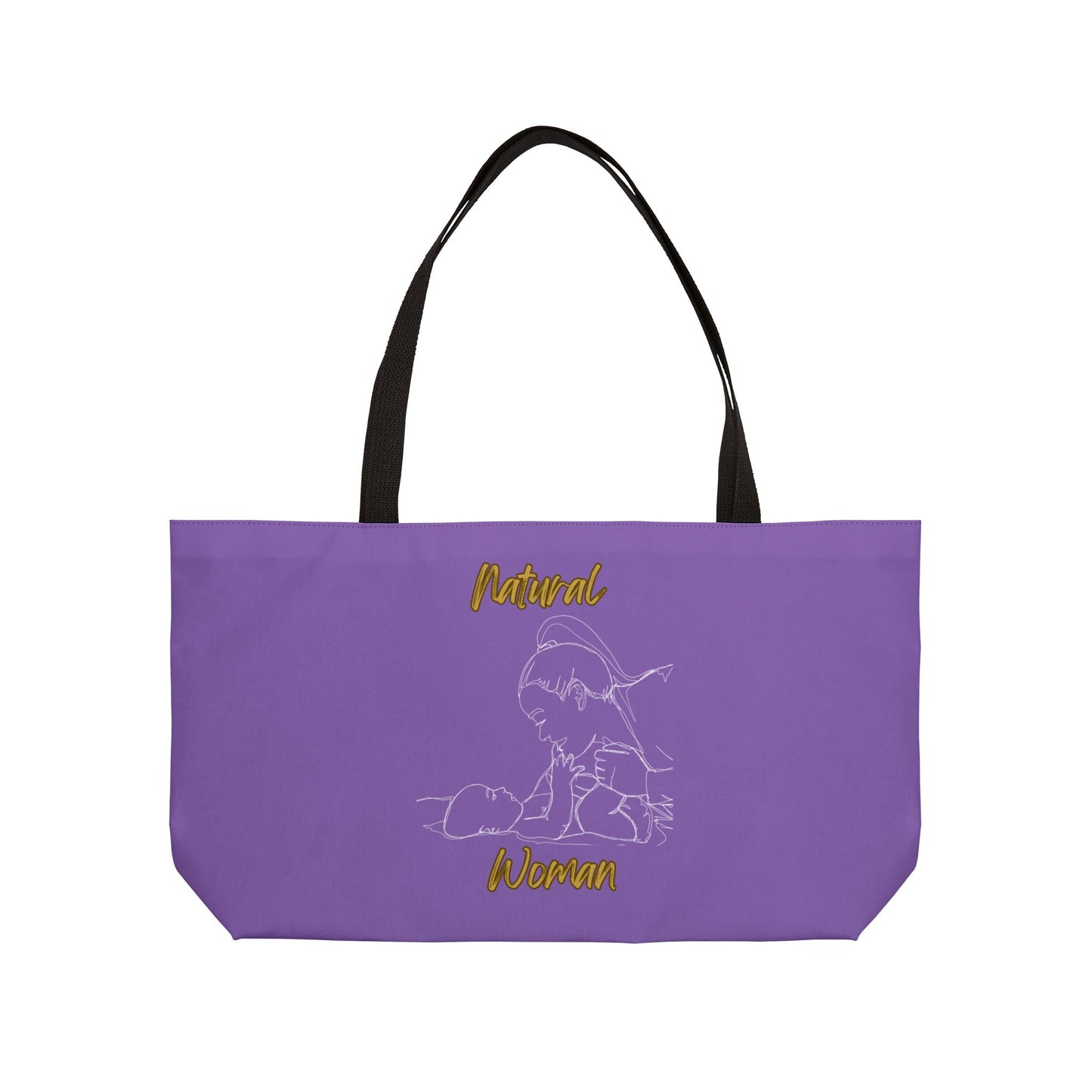 Natural Woman New Life (WL) Weekender Tote Bag LIGHT PURPLE