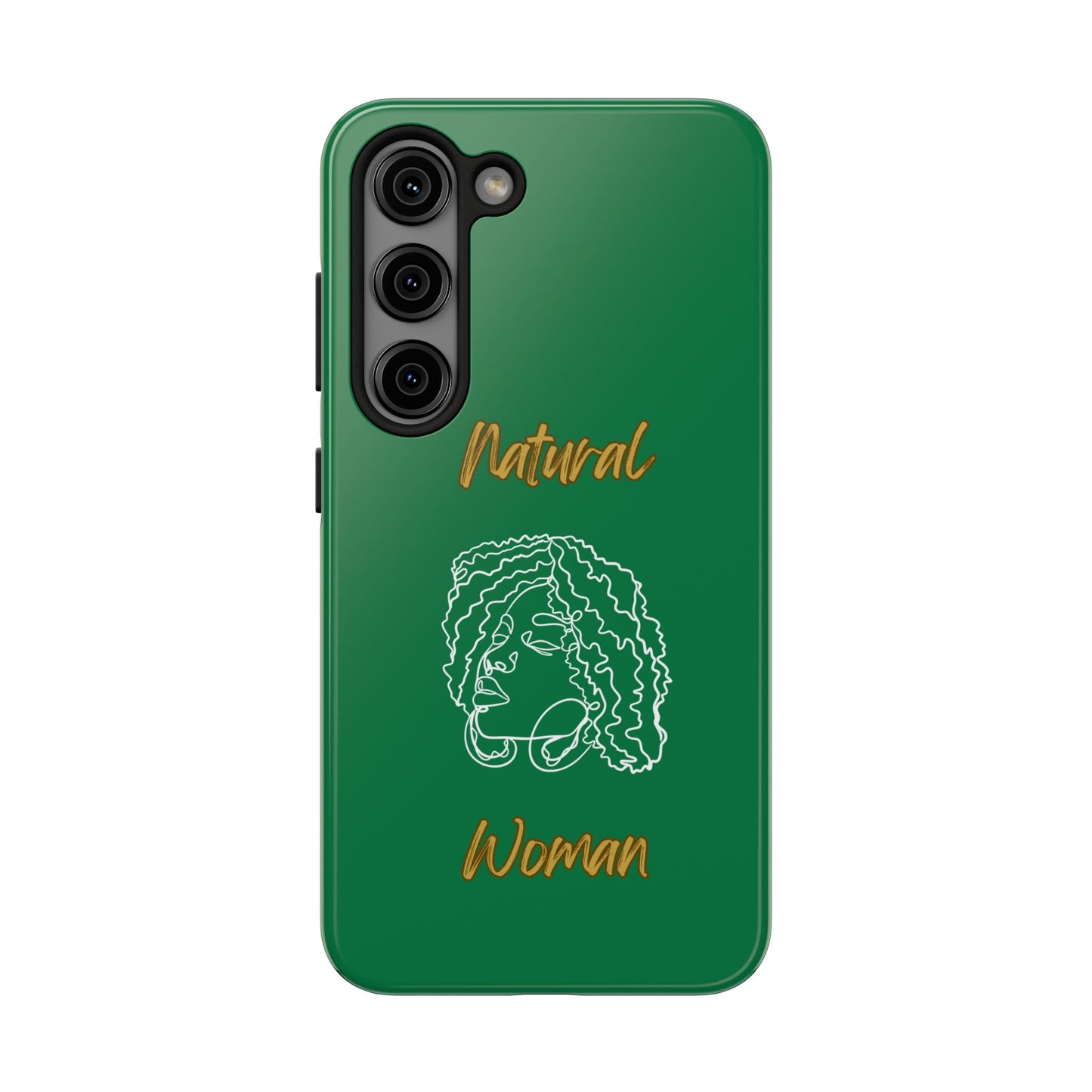 Natural Woman Naturally Me (WL)Tough Phone Cases DARK GREEN