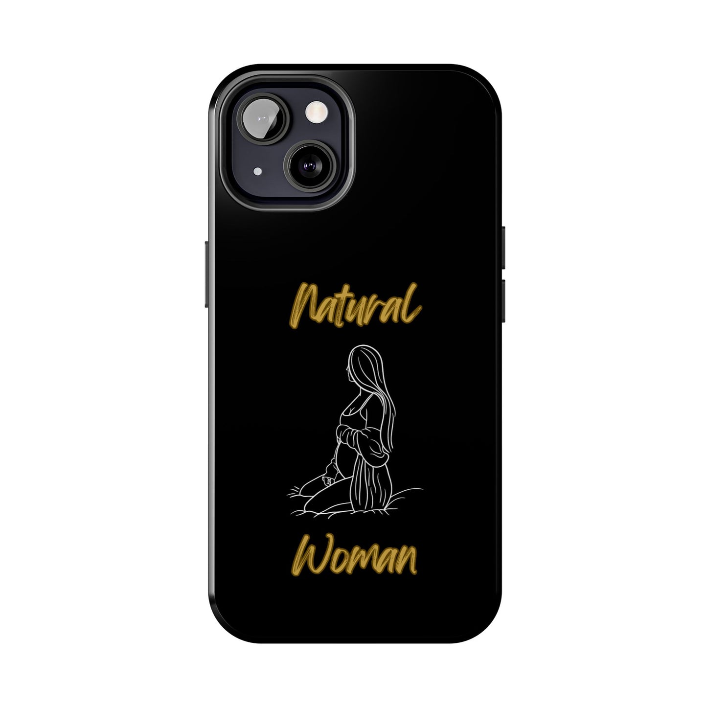 Natural Woman Expecting (WL)Tough Phone Cases BLACK