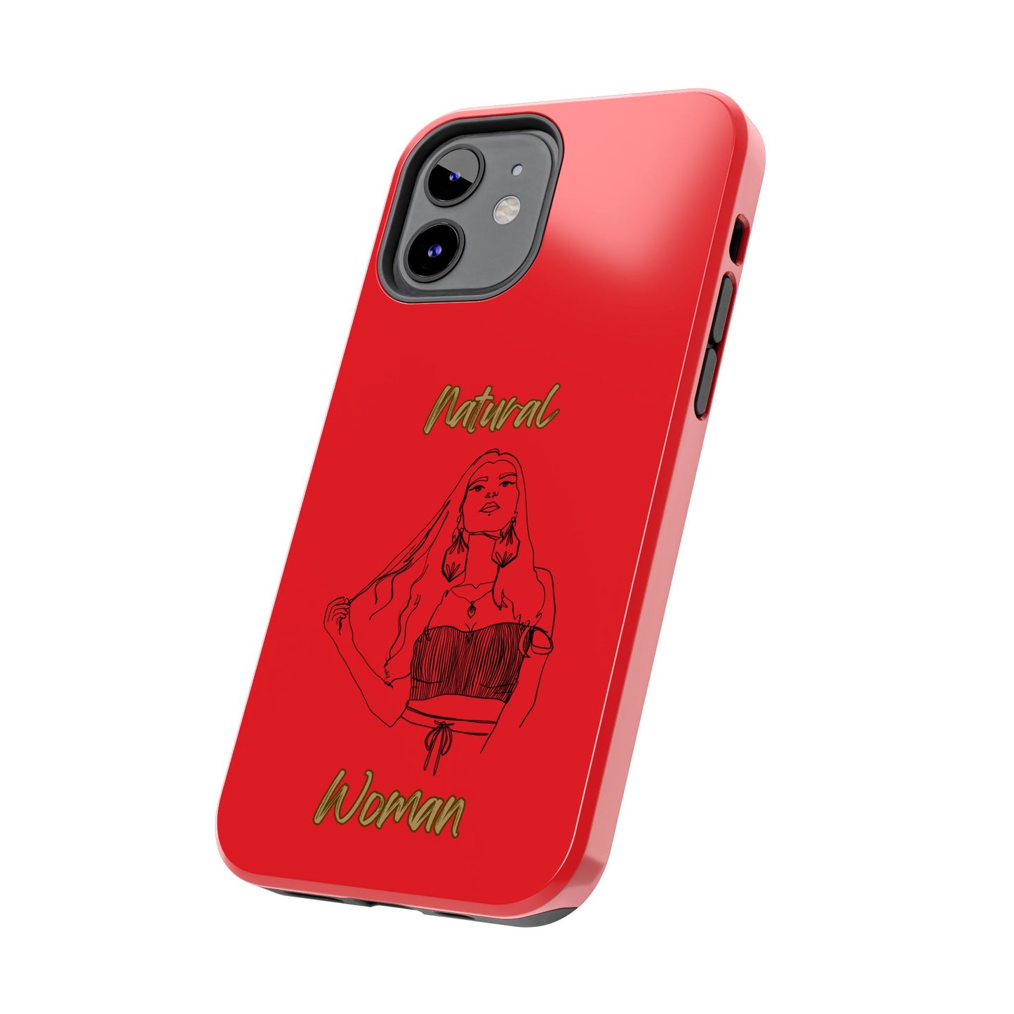 Natural Woman Thinking (BL)Tough Phone Cases RED