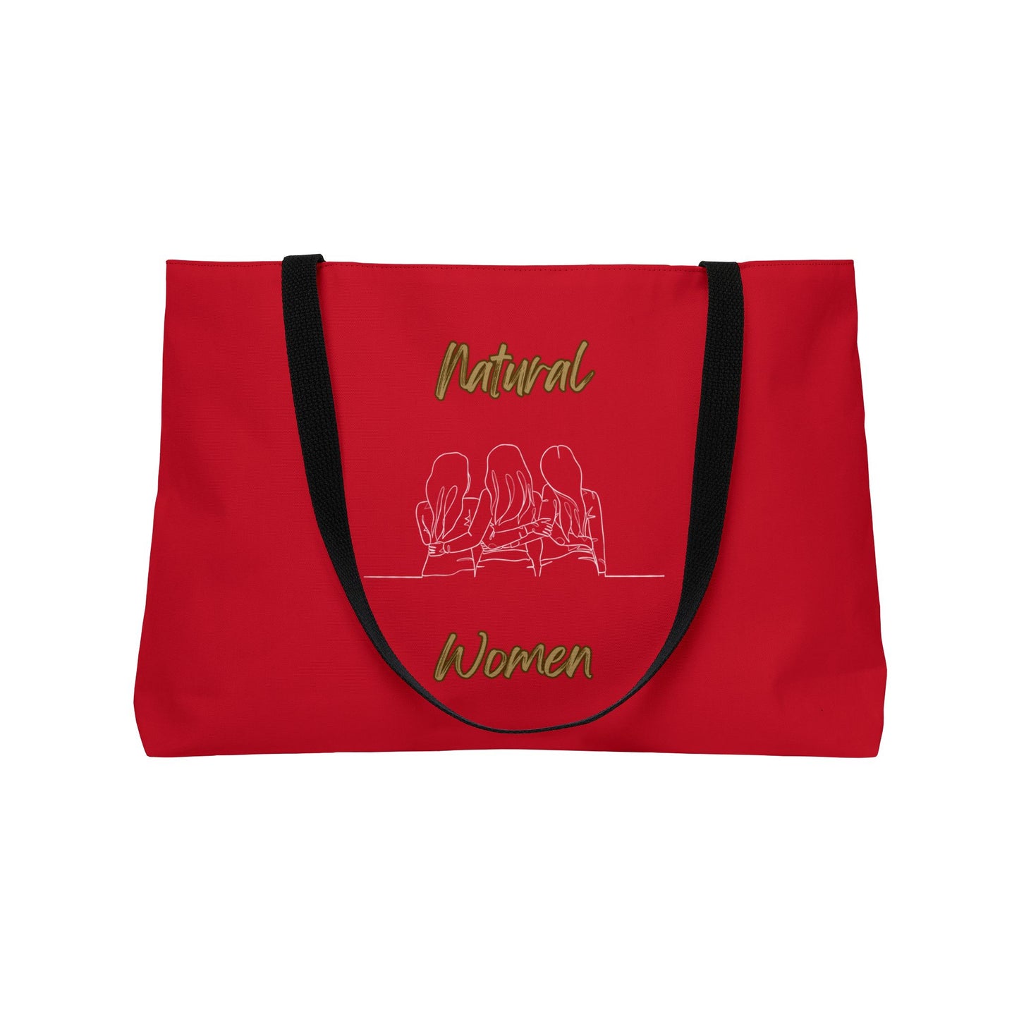 Natural Woman Loving Friends (WL) Weekender Tote Bag DARK RED