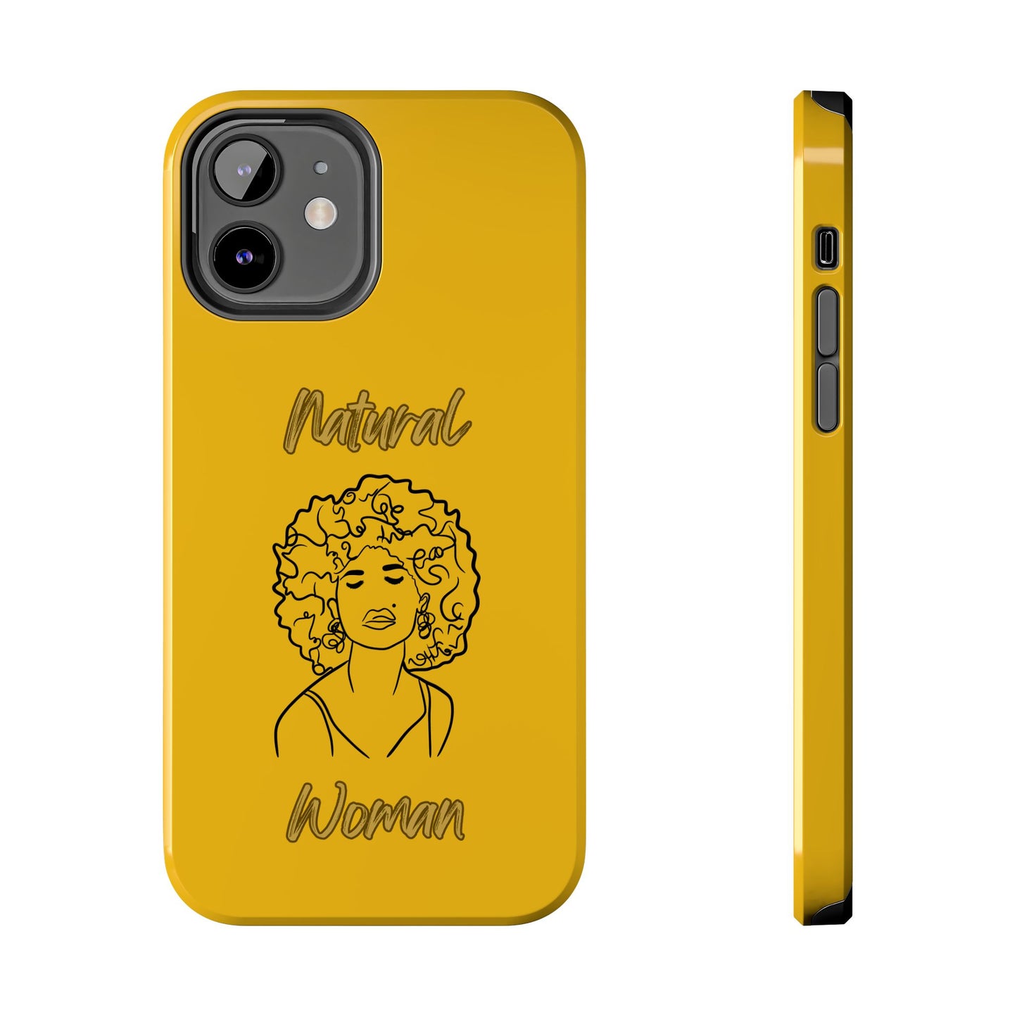 Natural Woman All About Me (BL)Tough Phone Cases YELLOW