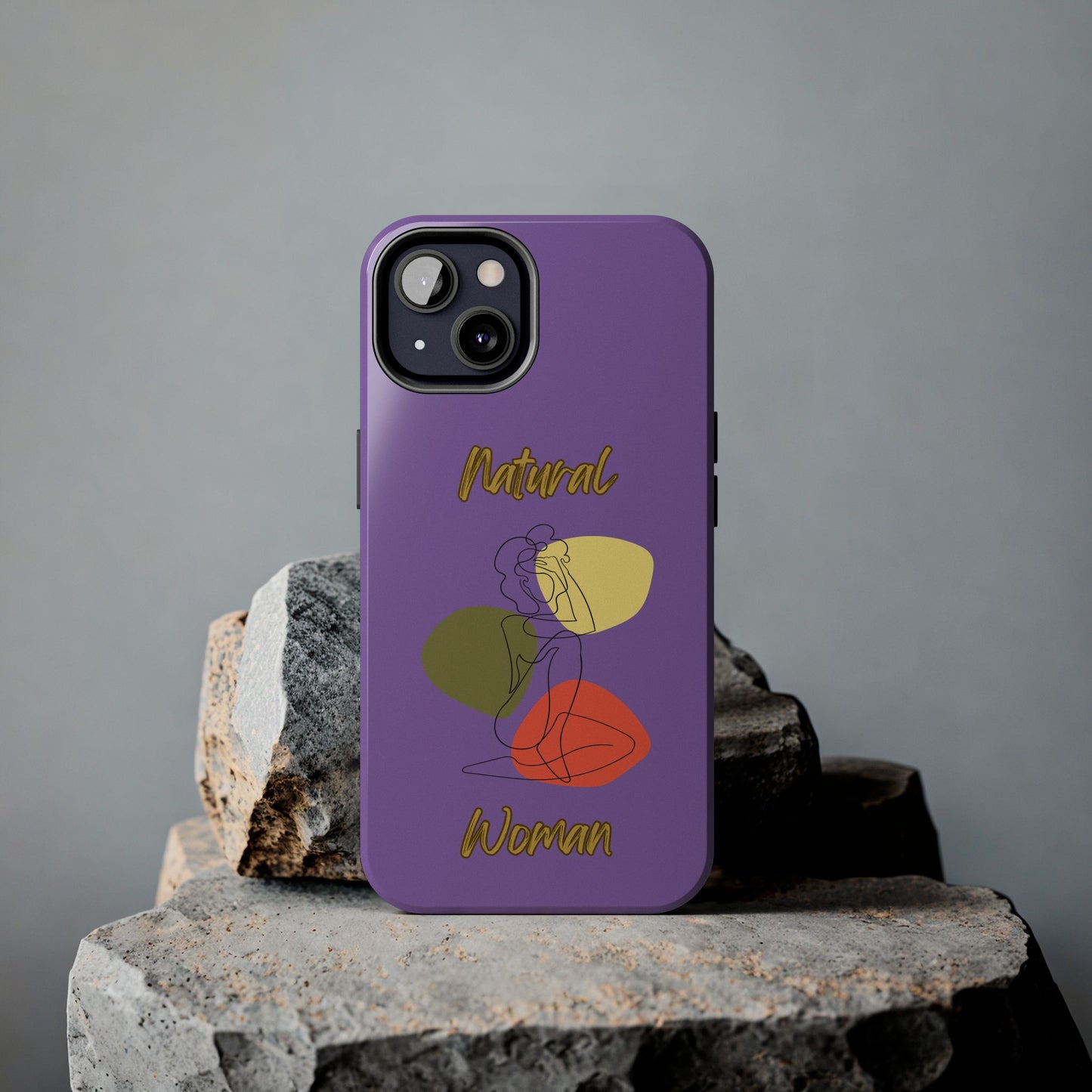 Natural Woman Colorful Pose (BL)Tough Phone Cases LIGHT PURPLE