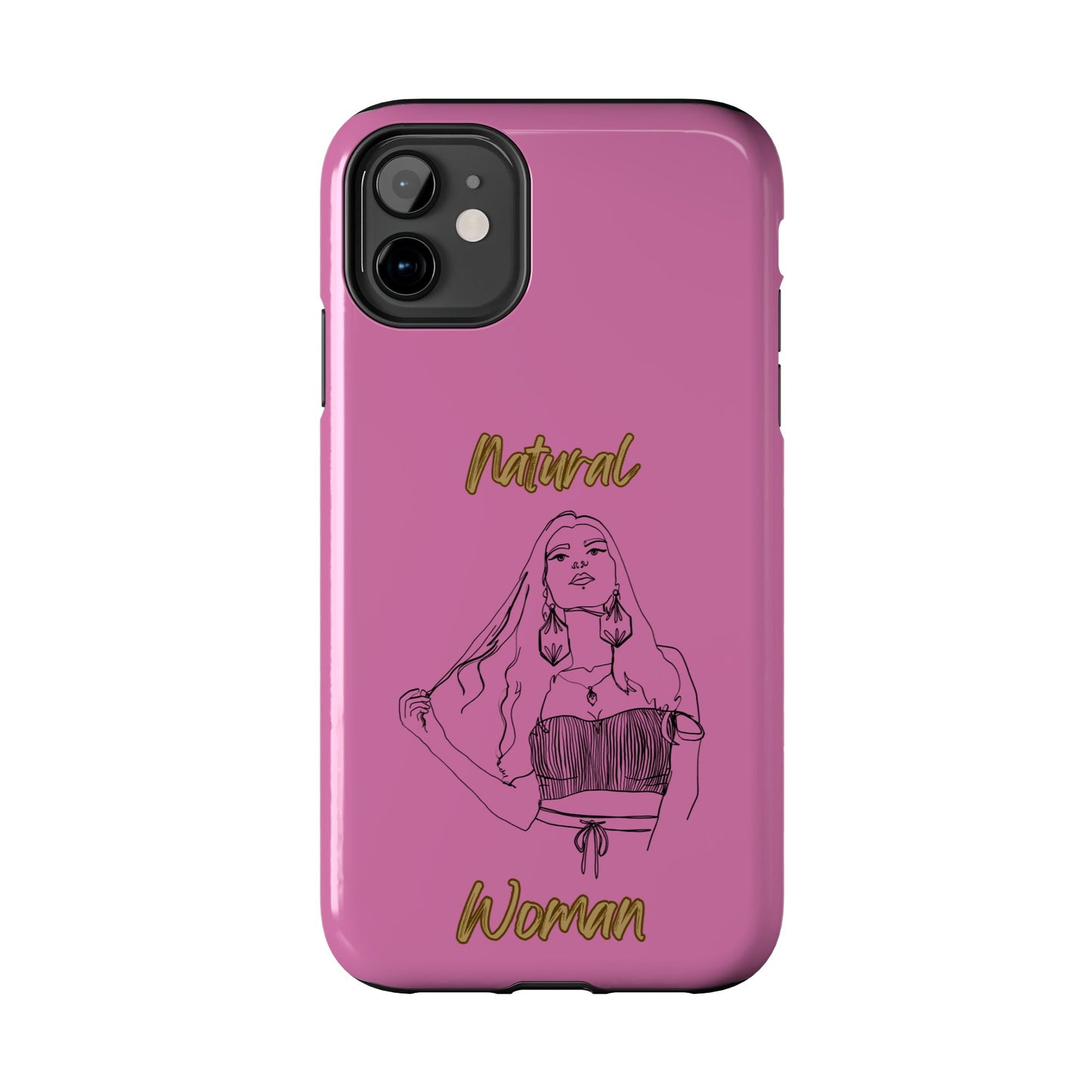 Natural Woman Thinking (BL)Tough Phone Cases LIGHT PINK