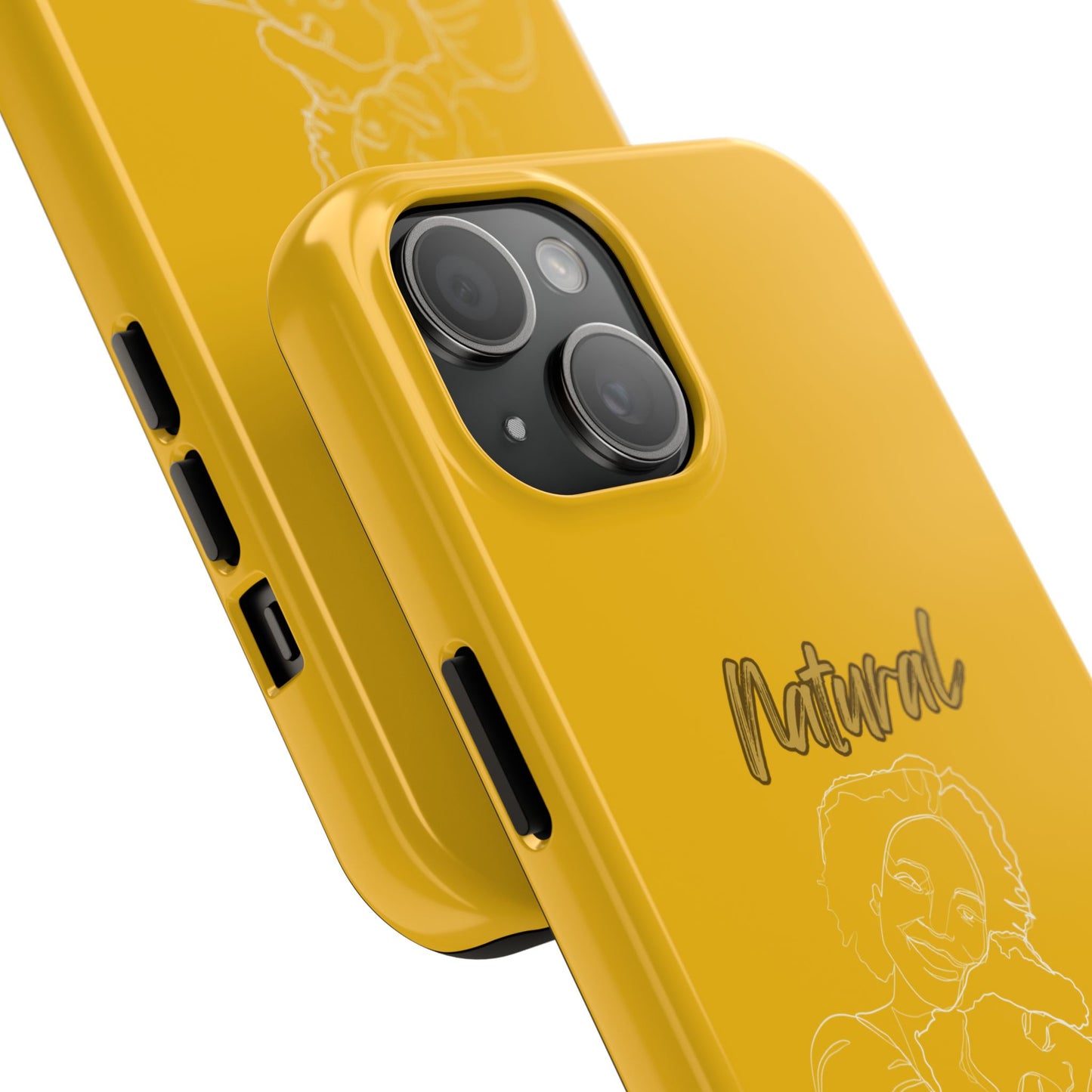Natural Woman Loving Embrace (WL)Tough Phone Cases YELLOW