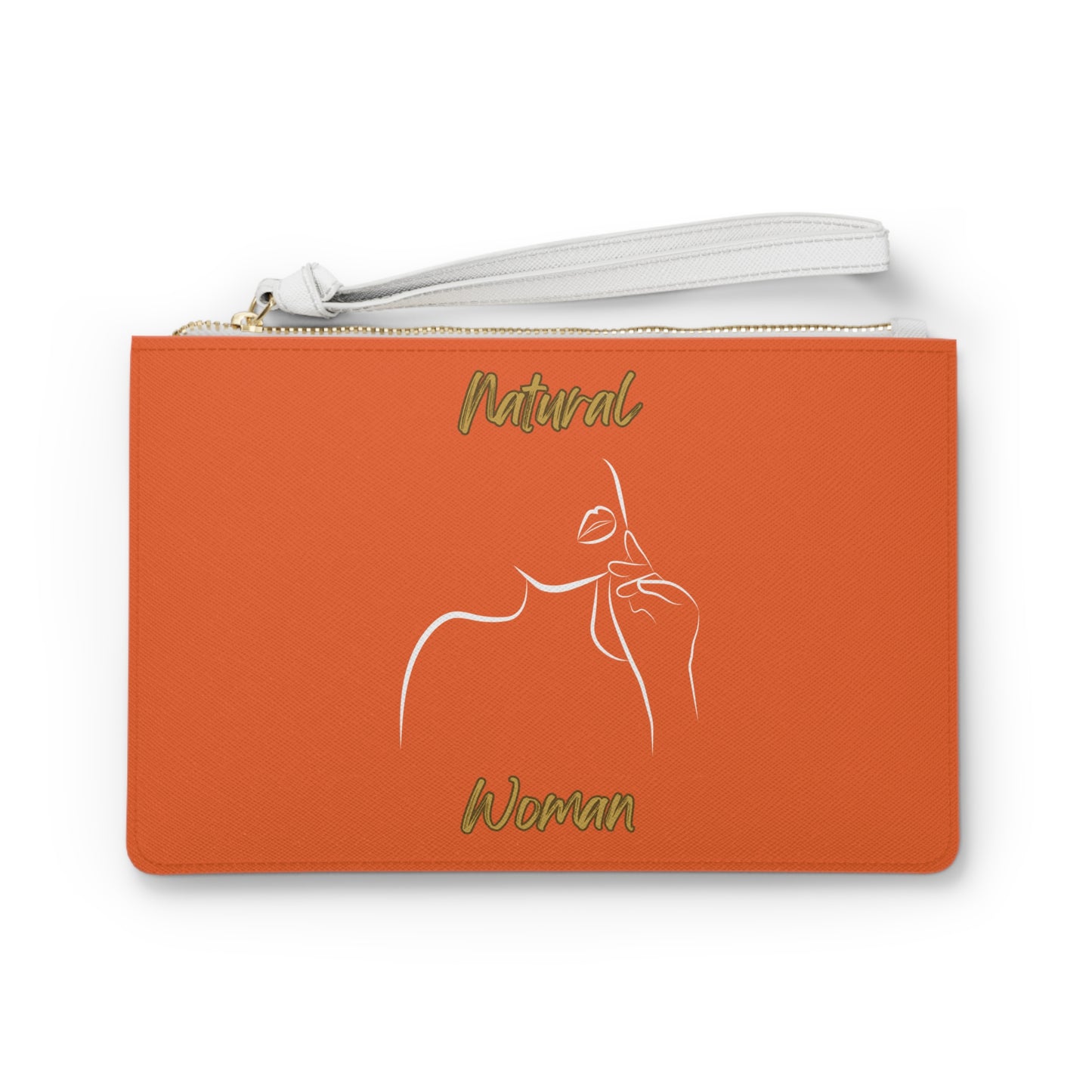 Natural Woman Chin Up (WL) Clutch Bag ORANGE