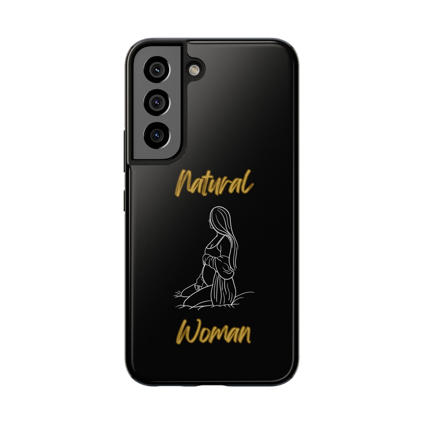Natural Woman Expecting (WL)Tough Phone Cases BLACK