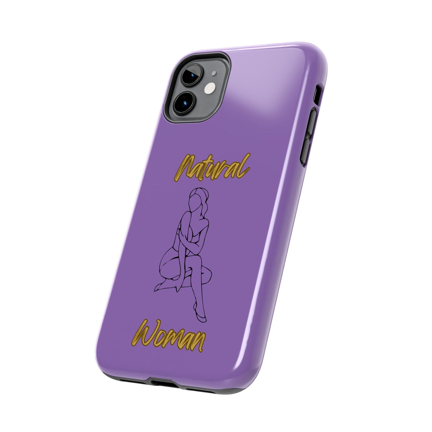 Natural Woman Shoulder Action (BL)Tough Phone Cases LIGHT PURPLE