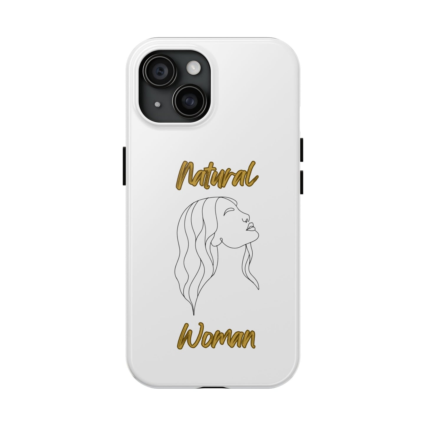 Natural Woman Breeze On Face (BL)Tough Phone Cases WHITE
