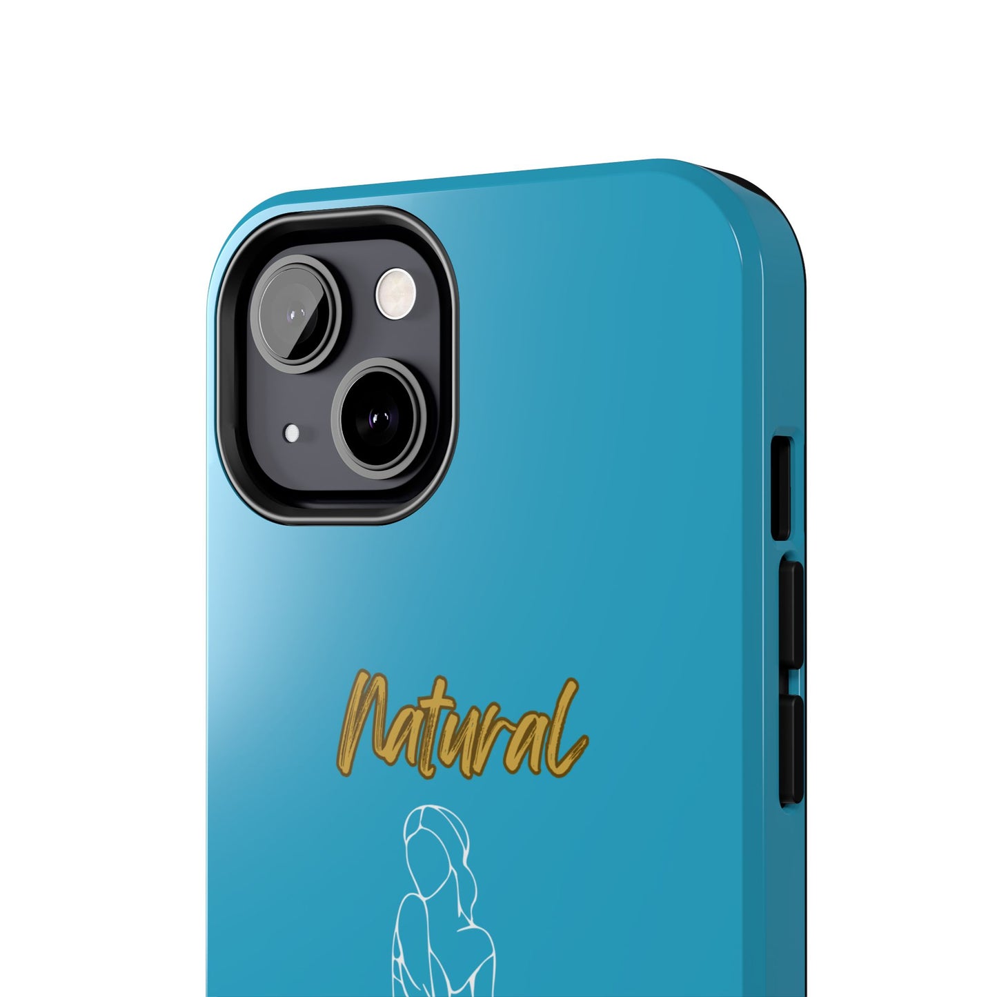 Natural Woman Shoulder Action (WL)Tough Phone Cases TURQUOISE