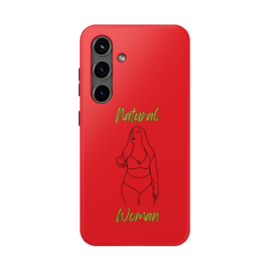 Natural Woman Full Beauty (BL)Tough Phone Cases RED