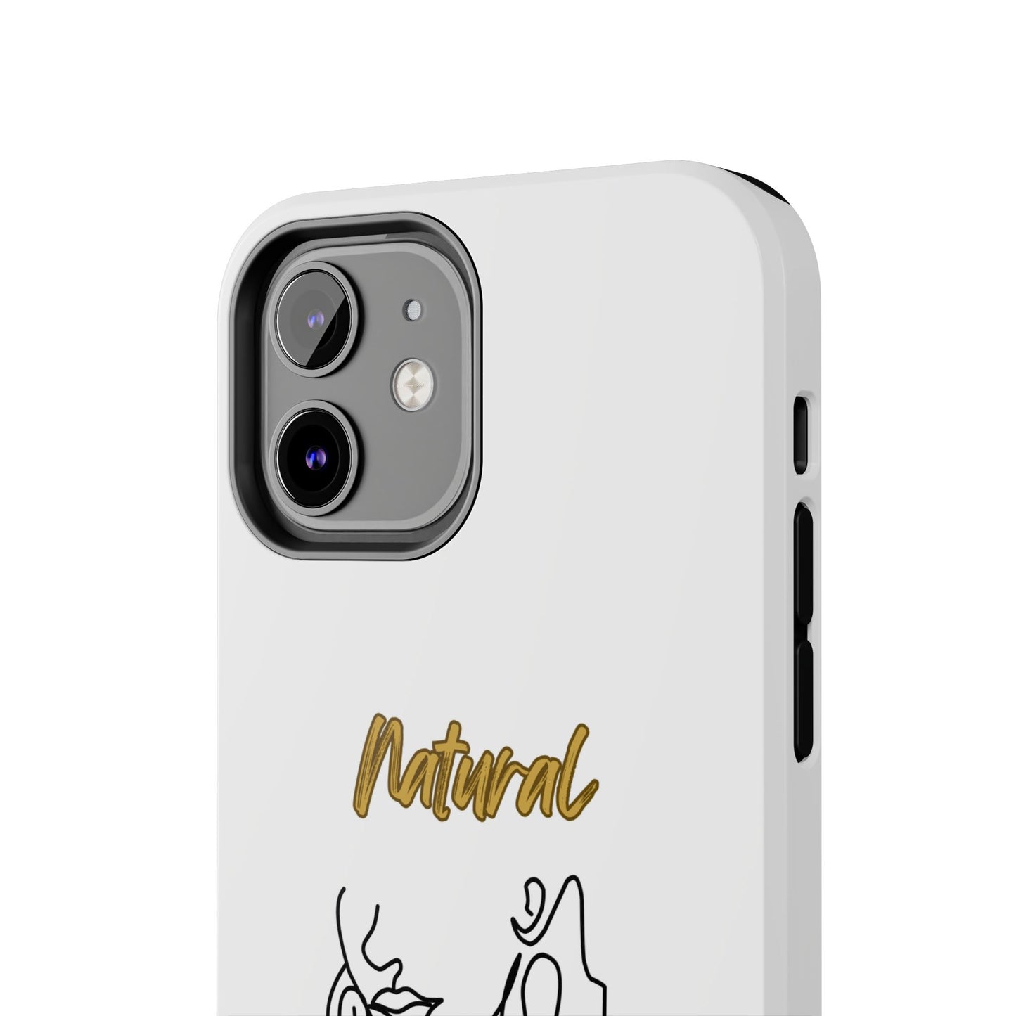 Natural Woman Lips (BL)Tough Phone Cases WHITE