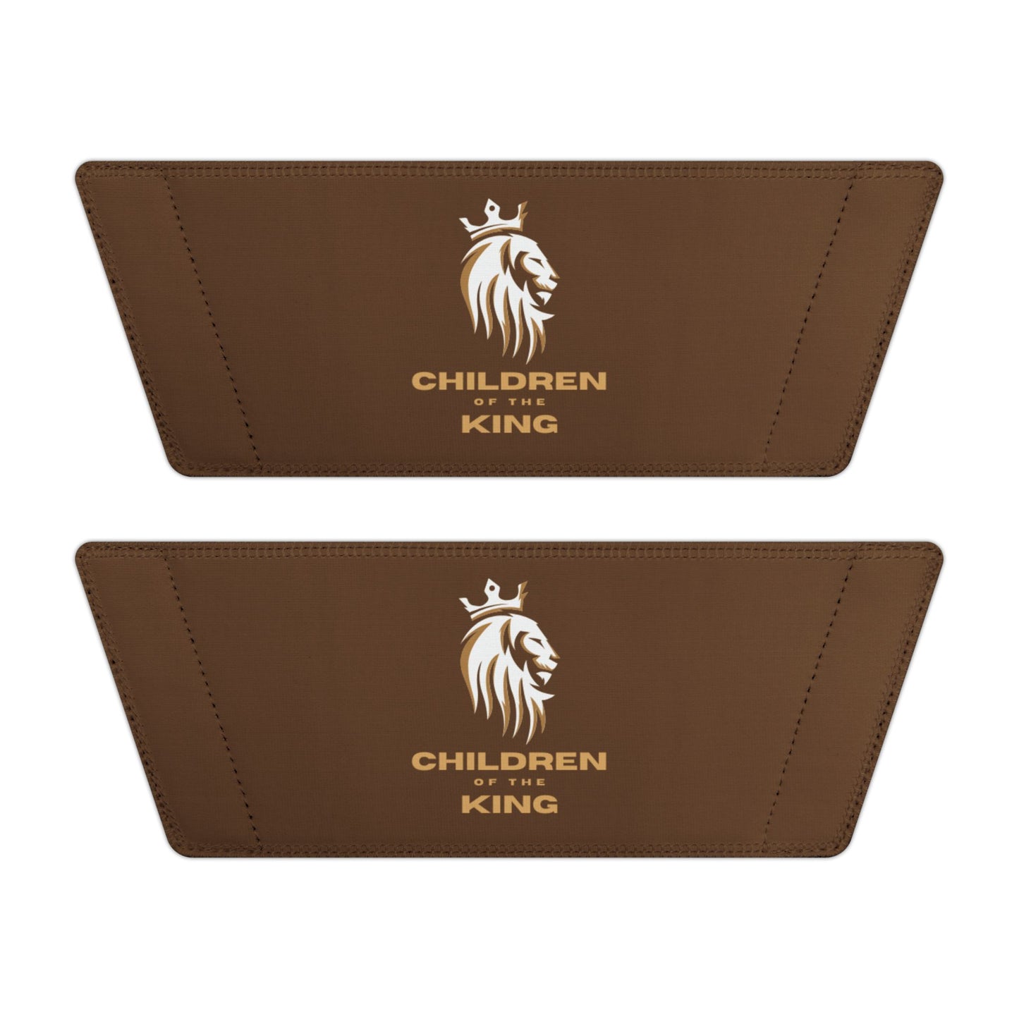 "Children of the King" WHITE Lion - BROWN Youth Slide Sandals