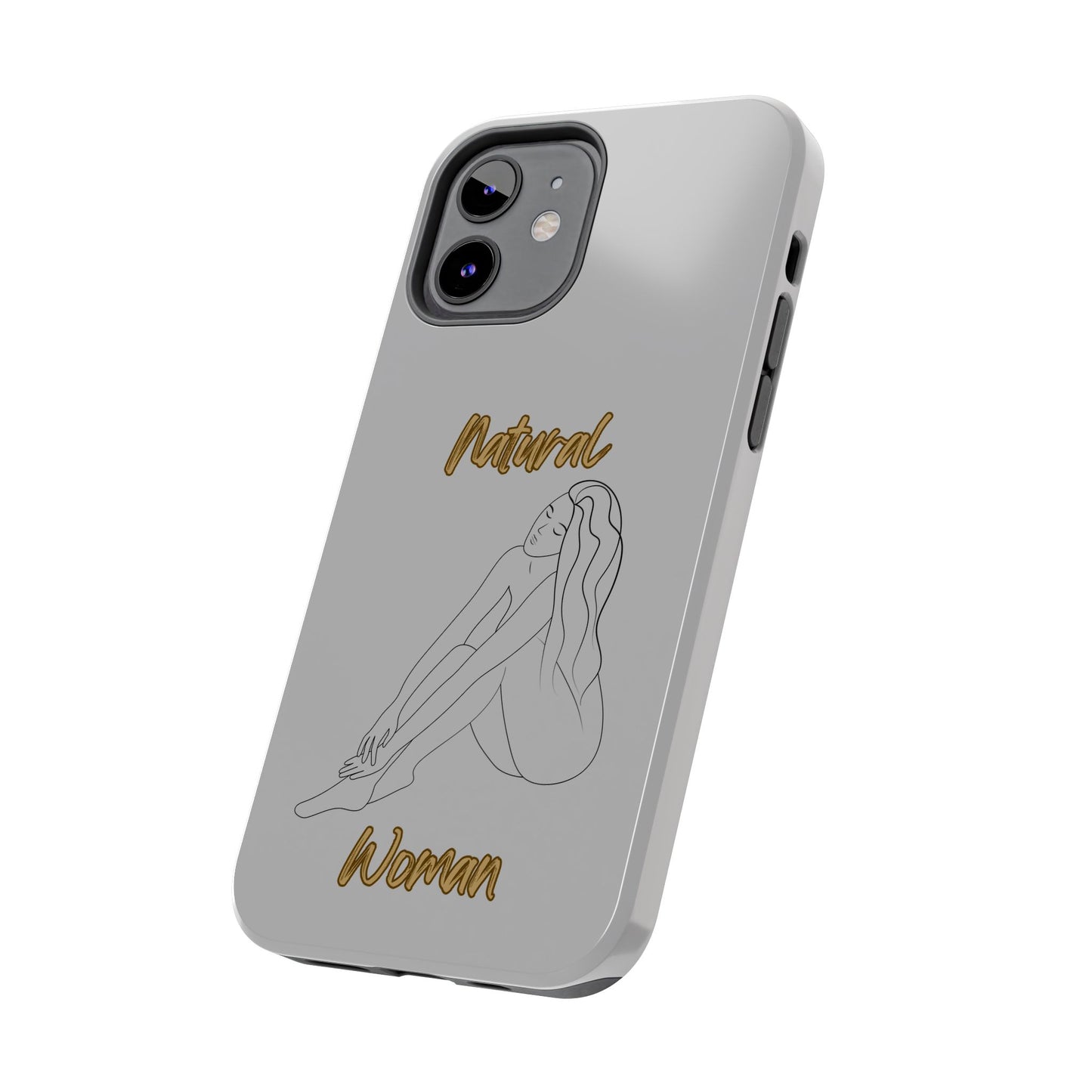 Natural Woman Beauty (BL) Tough Phone Cases LIGHT GREY